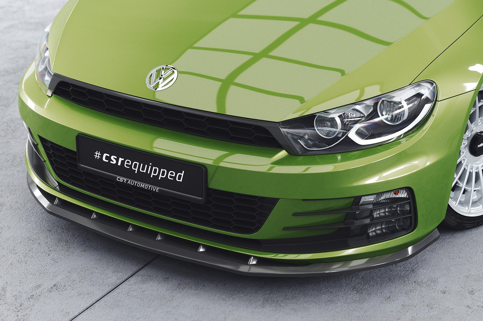 VW Scirocco III R-Line Front Splitter CSL386-G