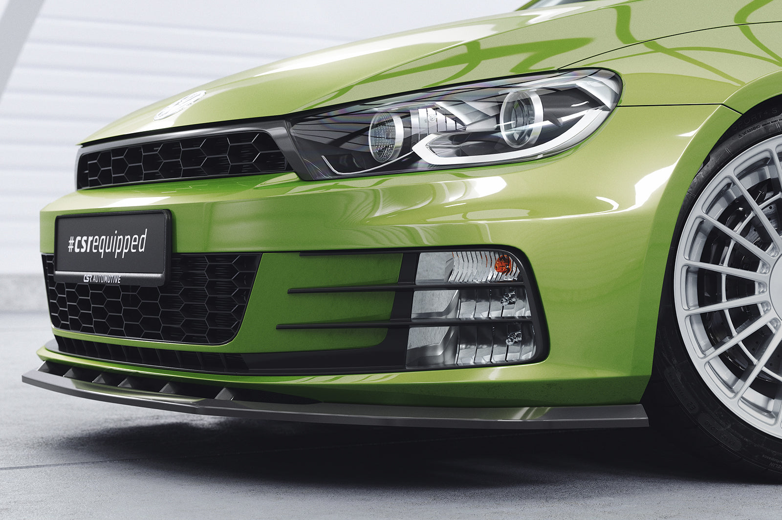 VW Scirocco III R-Line Front Splitter CSL386-G