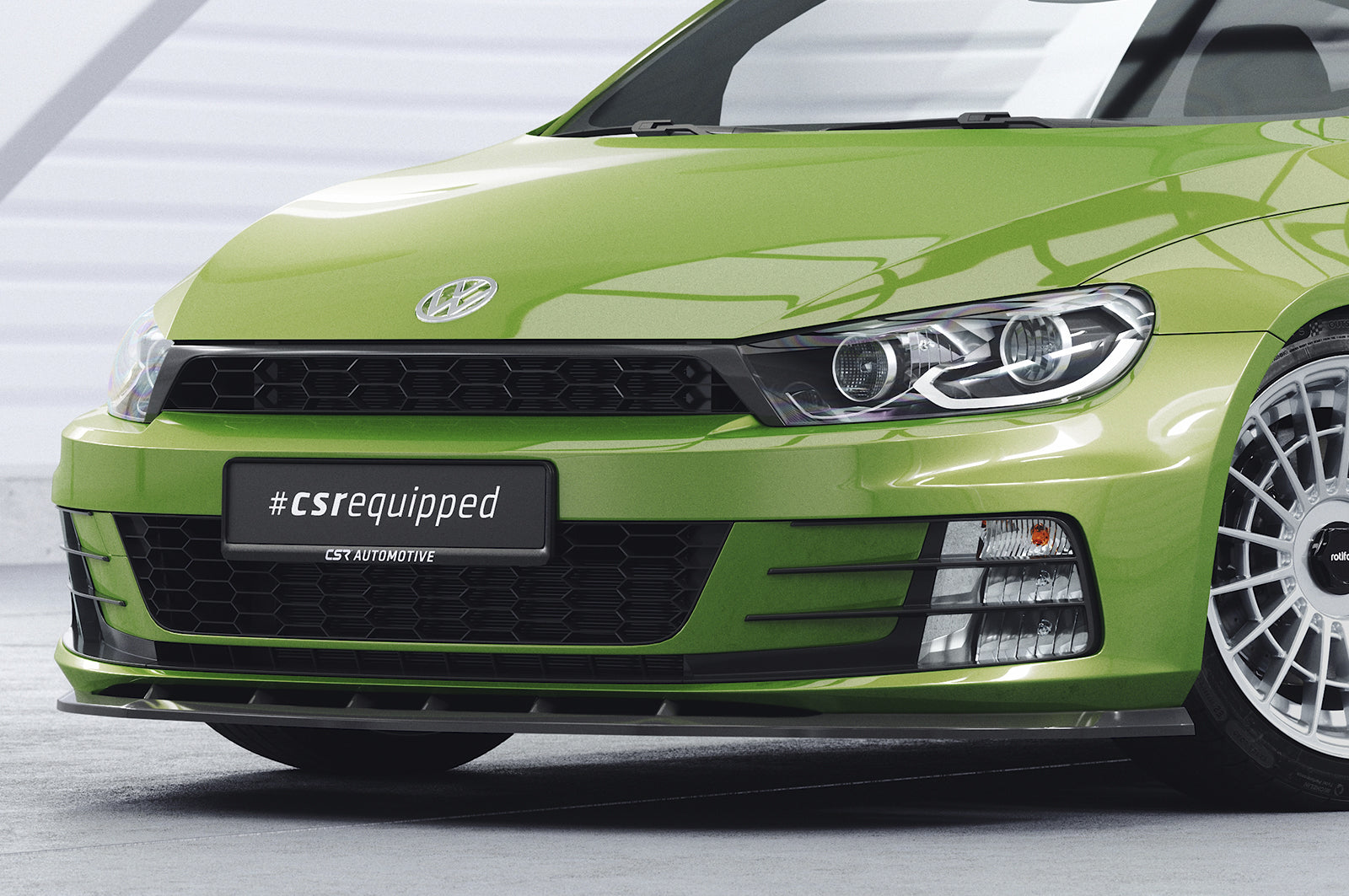 VW Scirocco III R-Line Front Splitter CSL386-G