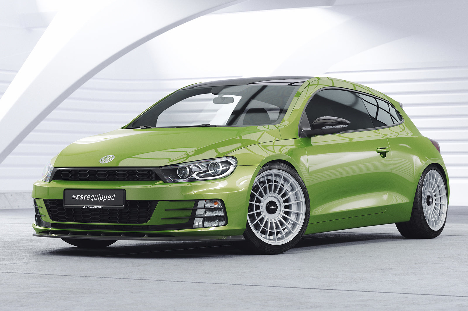 VW Scirocco III R-Line Front Splitter CSL386-G