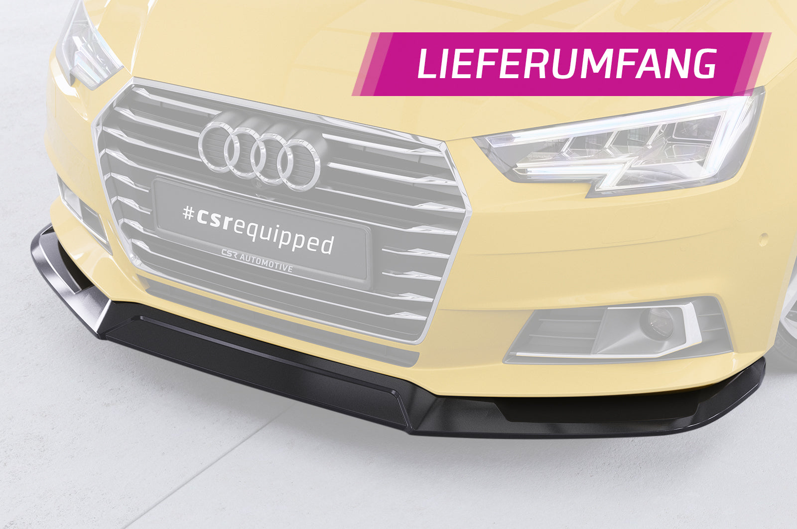 Audi A4 B9 8W Front Splitter CSL387-G
