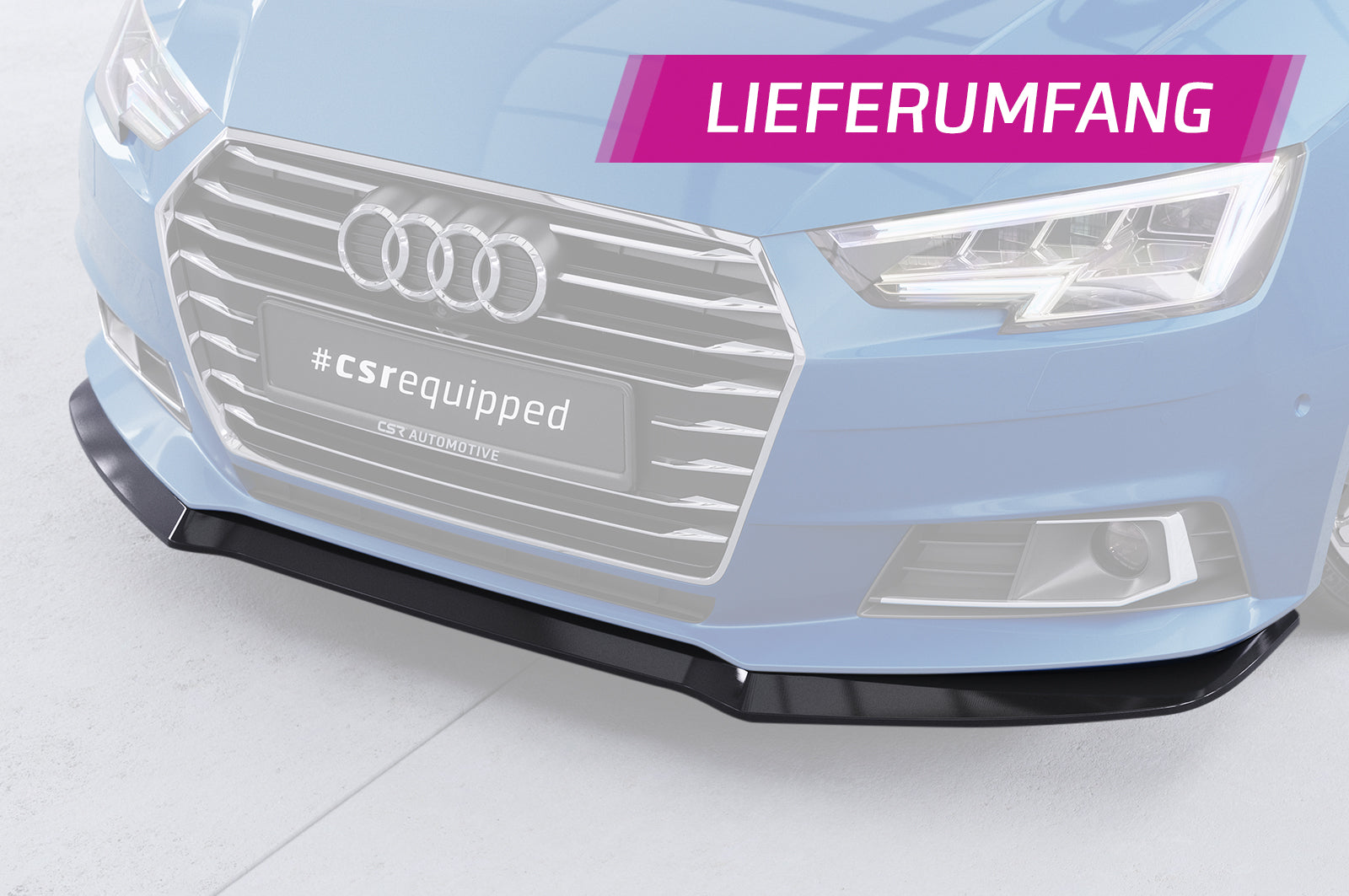Audi A4 B9 8W Front Splitter CSL388-G