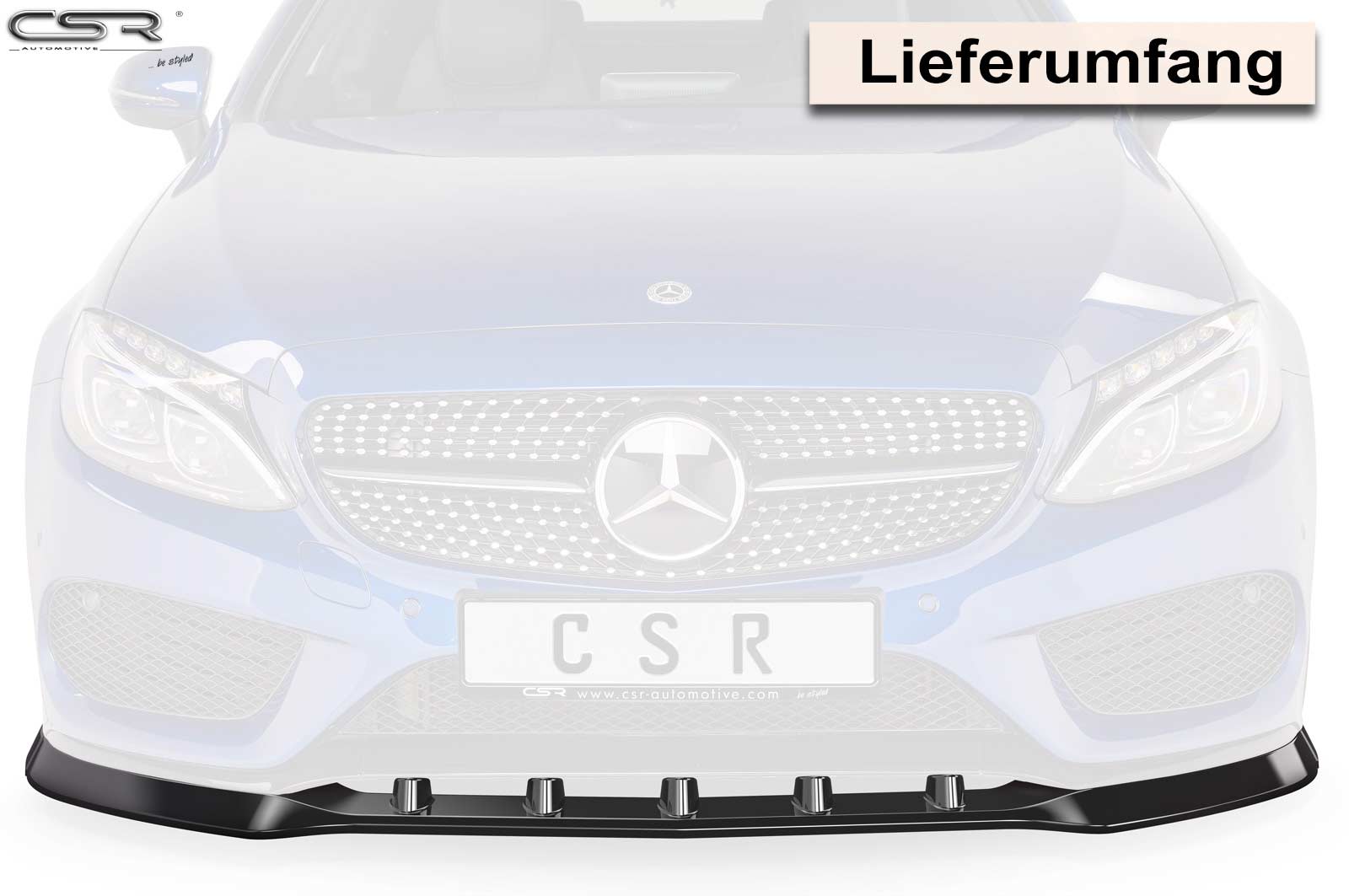 Mercedes-Benz C205 AMG Front Splitter CSL408-G
