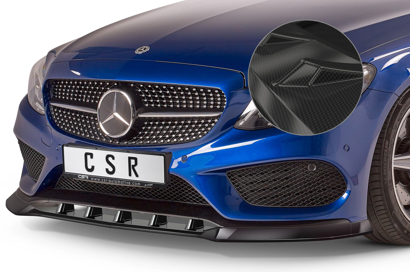 Mercedes-Benz C205 AMG Front Splitter CSL408-G