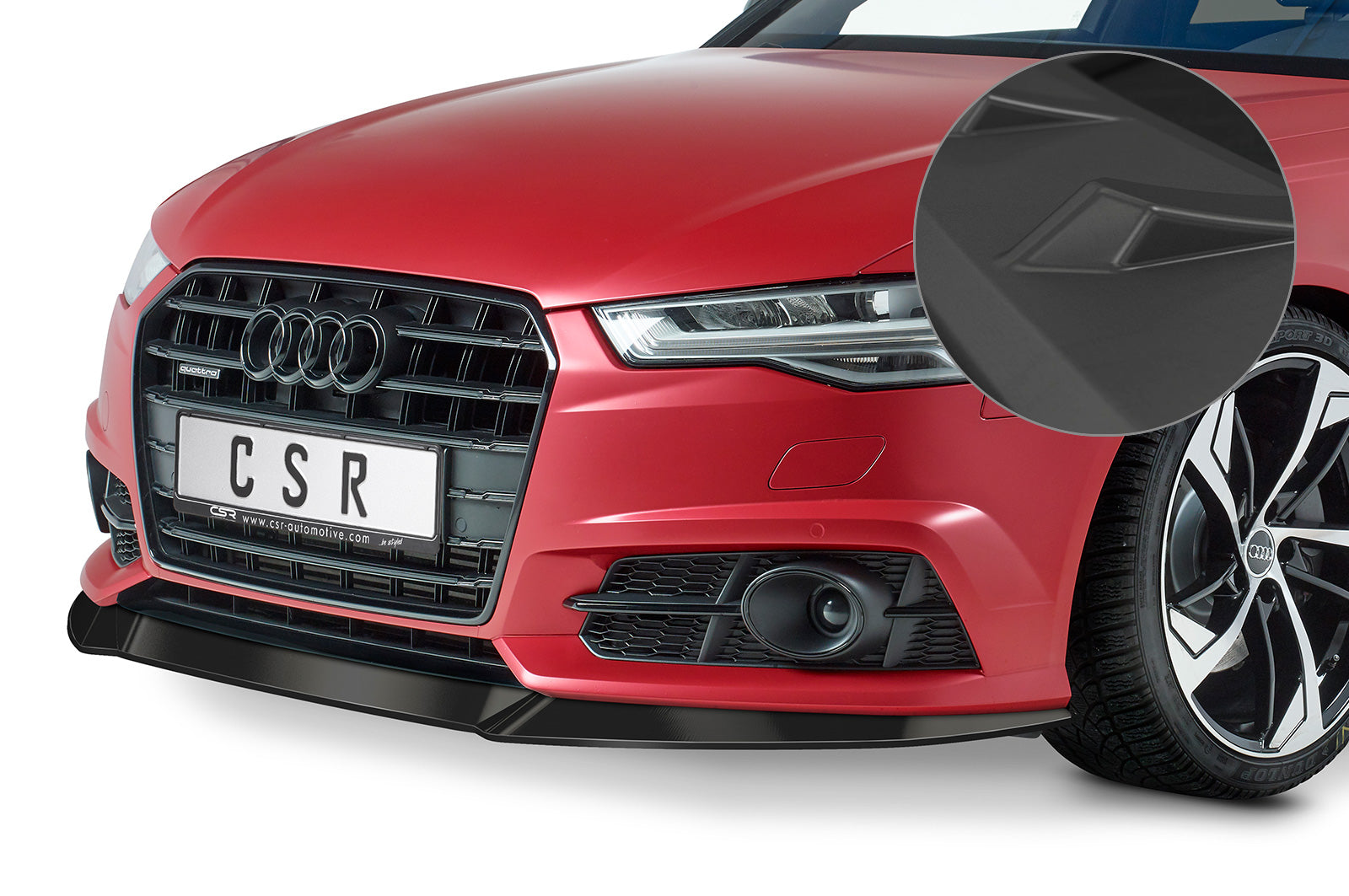 Audi A6 C7 S-Line/S6 C7 Front Splitter CSL410-G