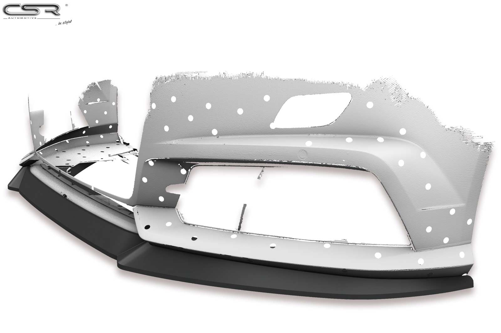 Audi A6 C7 S-Line/S6 C7 Front Splitter CSL410-G
