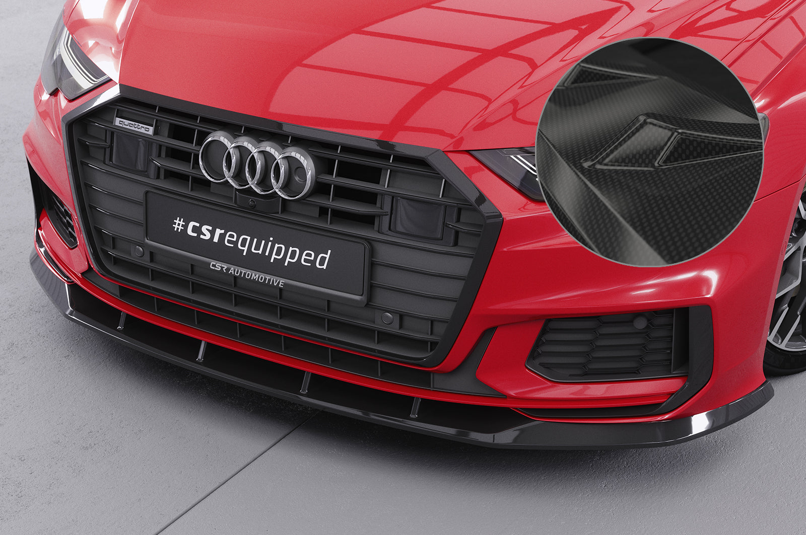 Audi A6 S-Line/S6 C8 Front Splitter CSL413-G