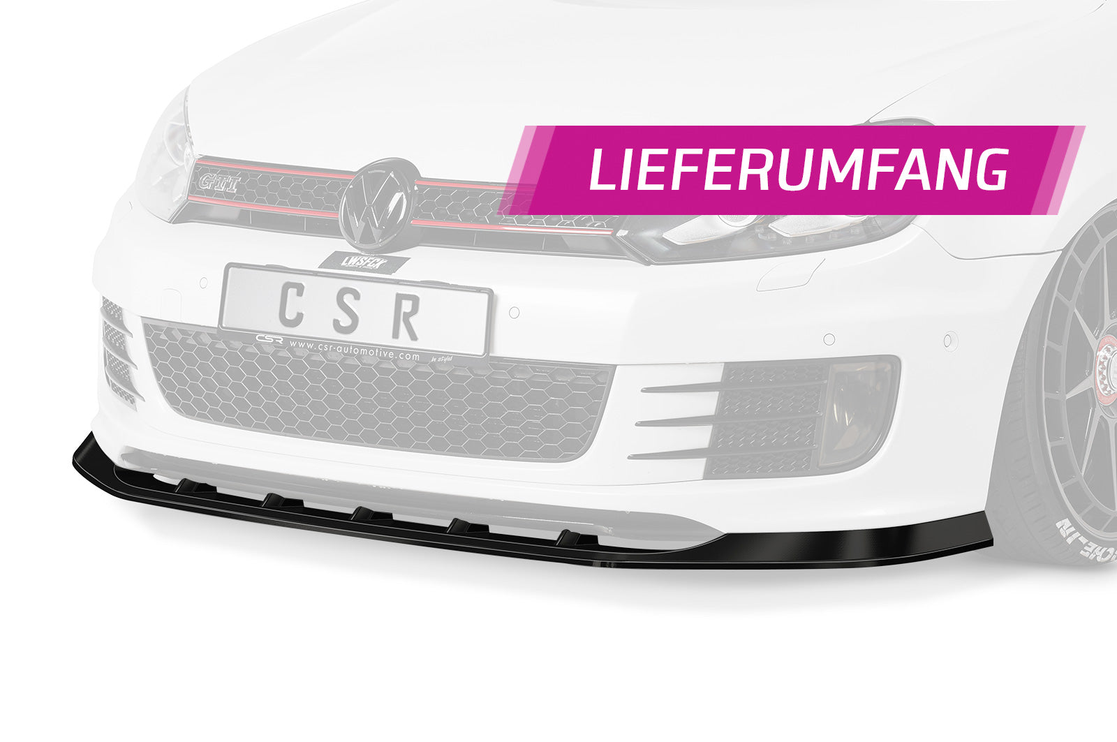 VW Golf 6 GTI Edition 35 Front Splitter CSL415-G