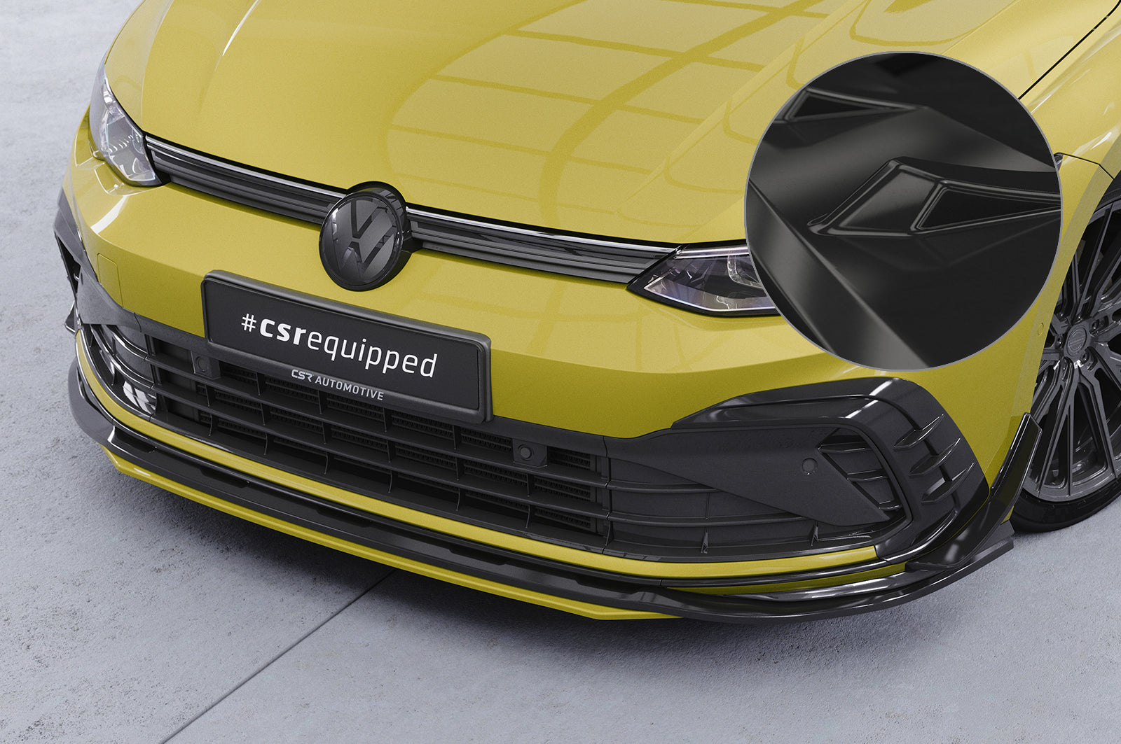VW Golf 8 GTI/GTD/GTE/R-Line Front Splitter CSL429-G