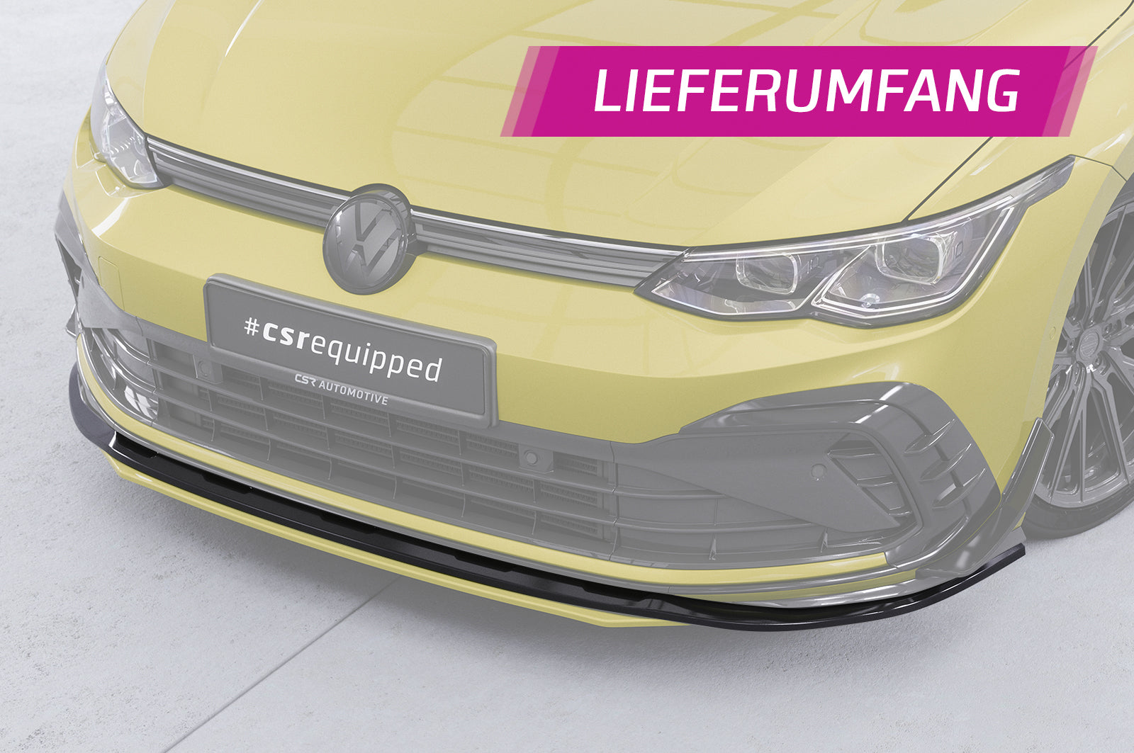 VW Golf 8 GTI/GTD/GTE/R-Line Front Splitter CSL429-G