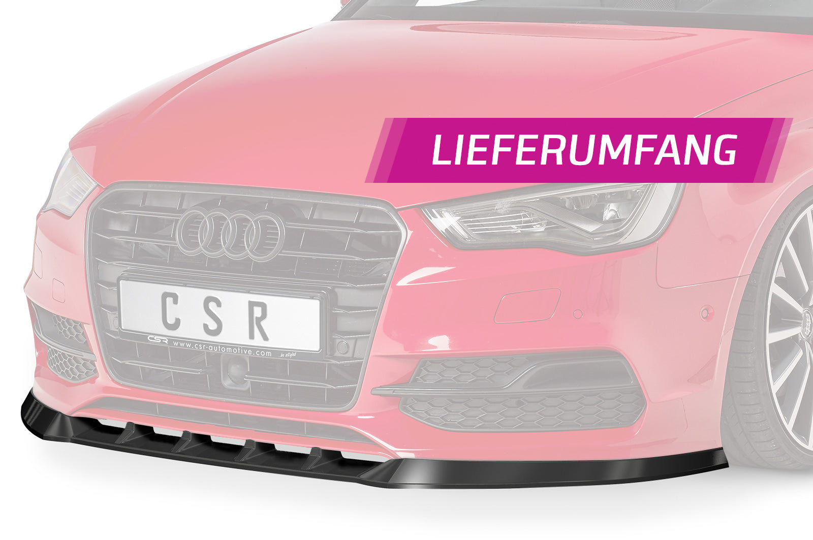 Audi S3/A3 8V S-Line Front Splitter CSL453-G