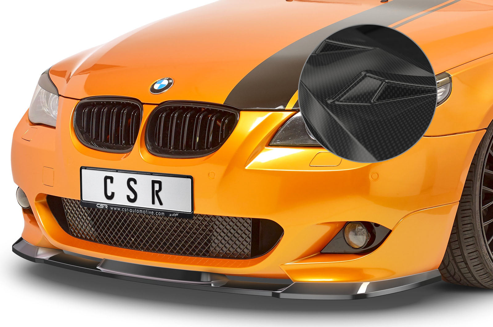 BMW 5 E60/E61 M Sport Front Splitter CSL455-G