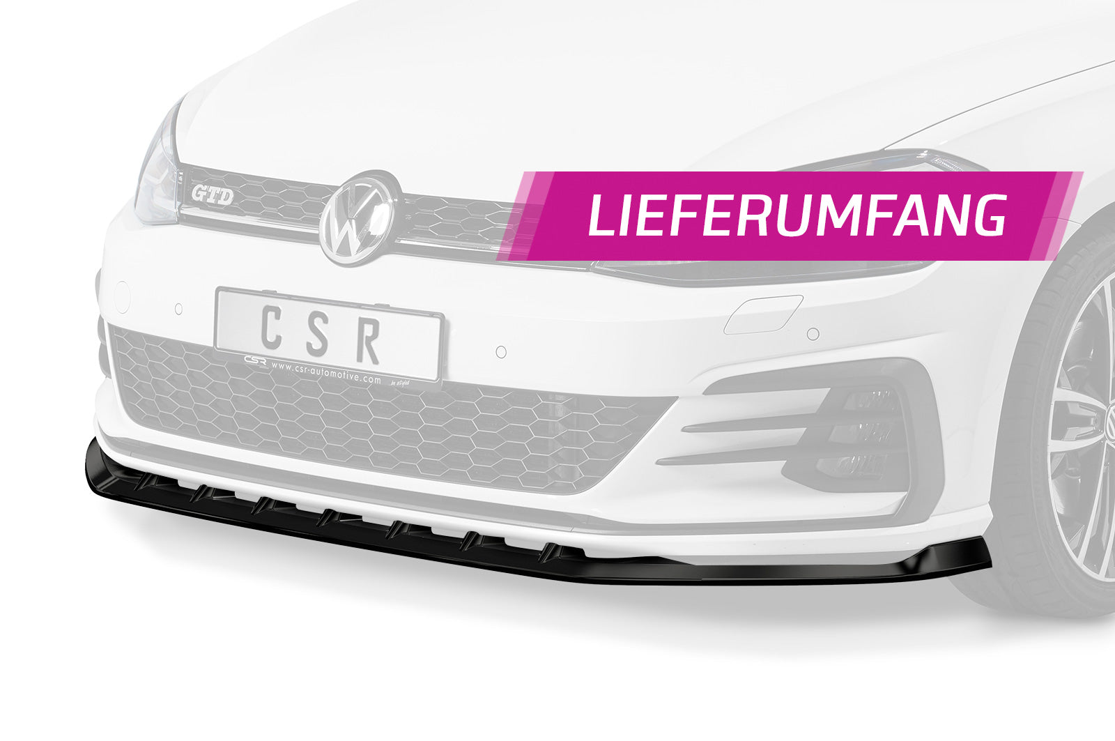 VW Golf 7 GTI/GTD Front Splitter CSL459-G
