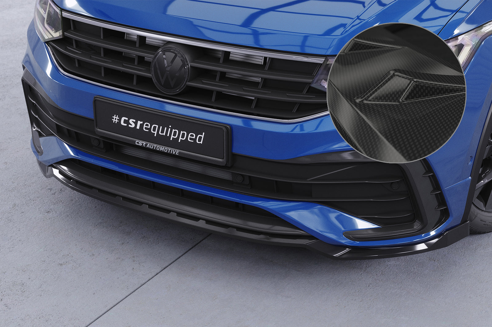 VW Tiguan II AD1 R-Line Front Splitter CSL475-G