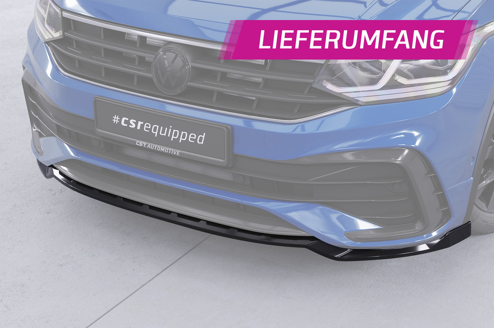 VW Tiguan II AD1 R-Line Front Splitter CSL475-G