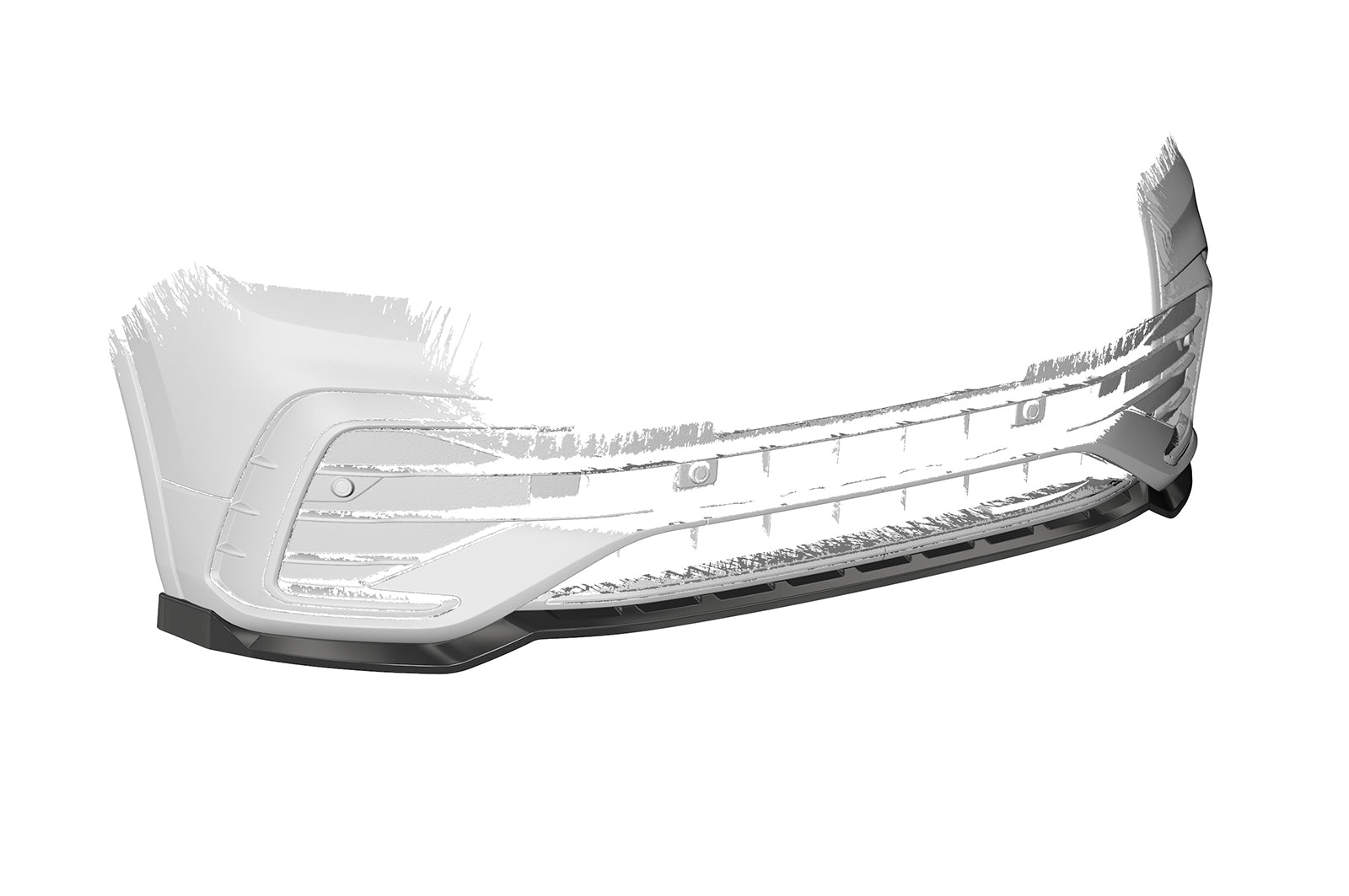 VW Tiguan II AD1 R-Line Front Splitter CSL475-G