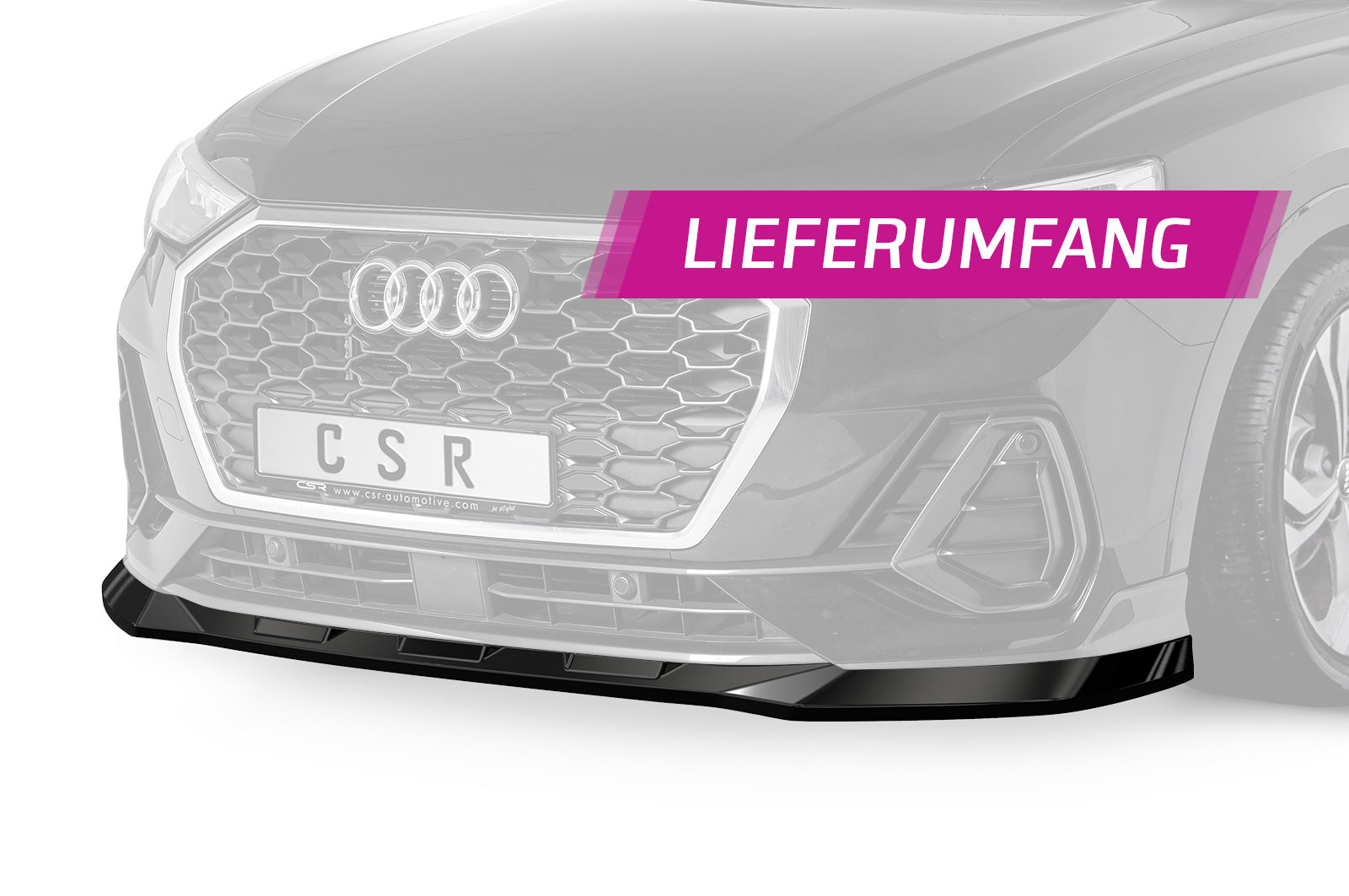 Audi Q3 F3 Sportback Front Splitter CSL485-G