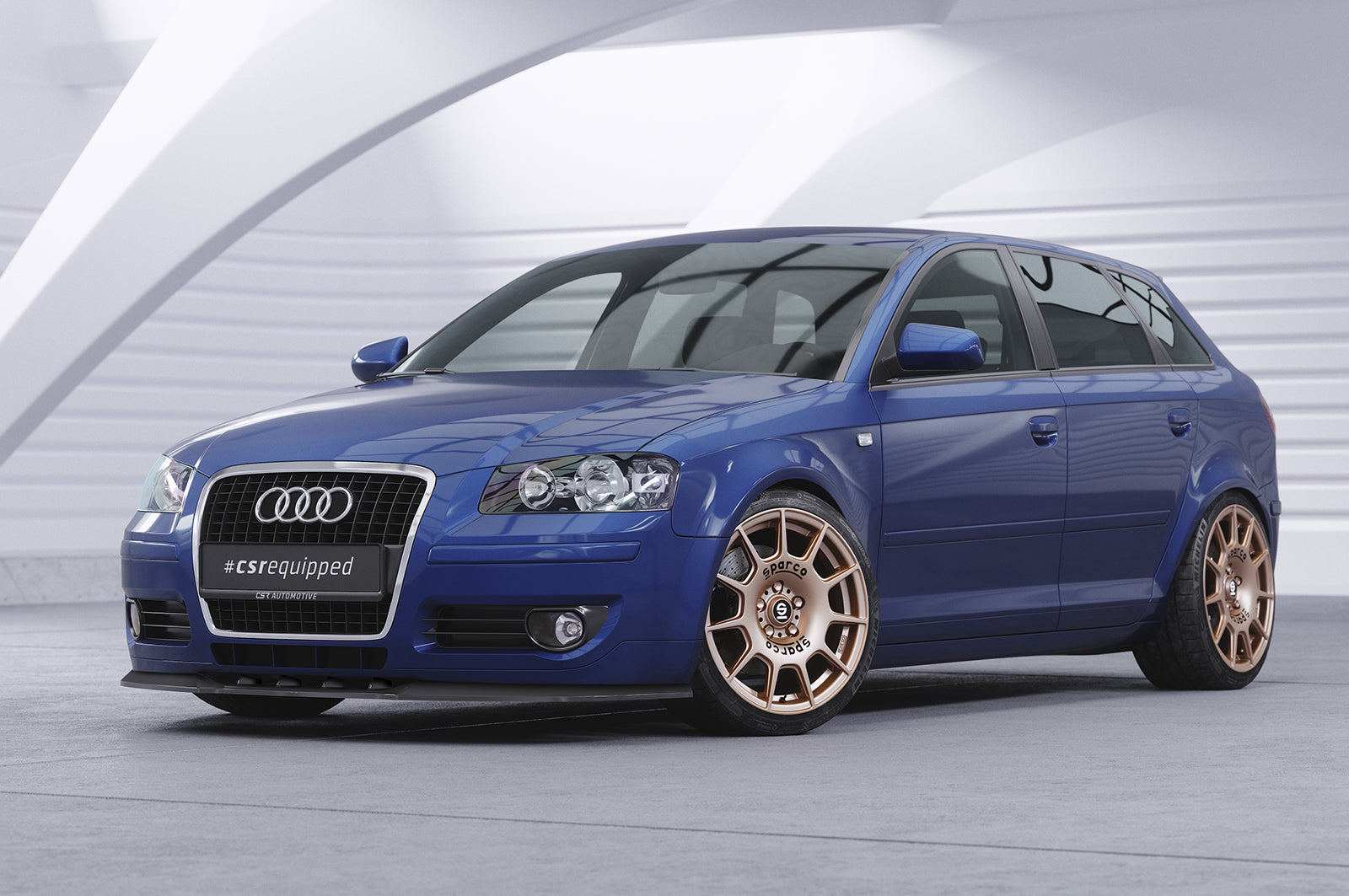 Audi A3 8P/8PA Front Splitter CSL497-G