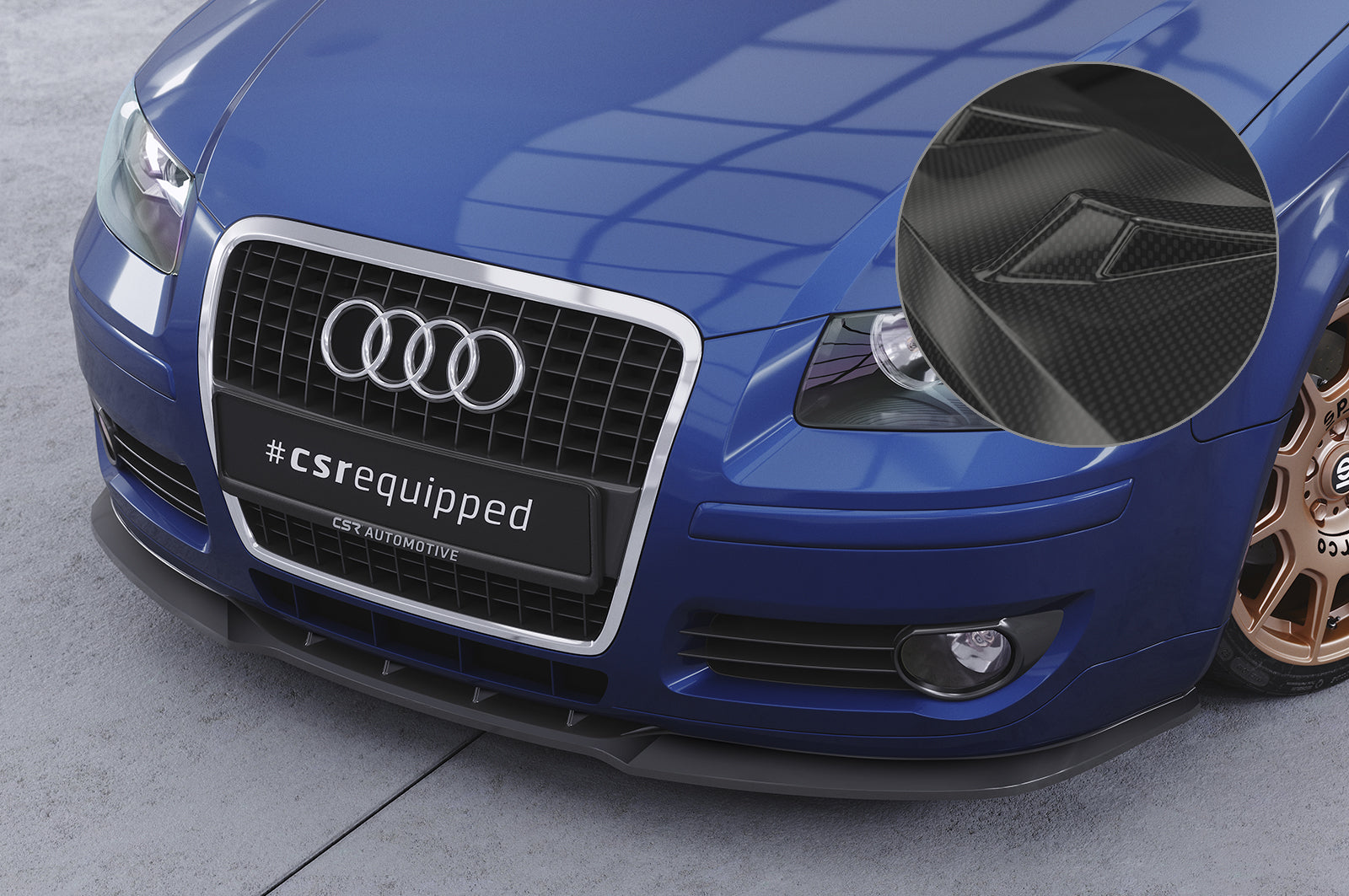 Audi A3 8P/8PA Front Splitter CSL497-G