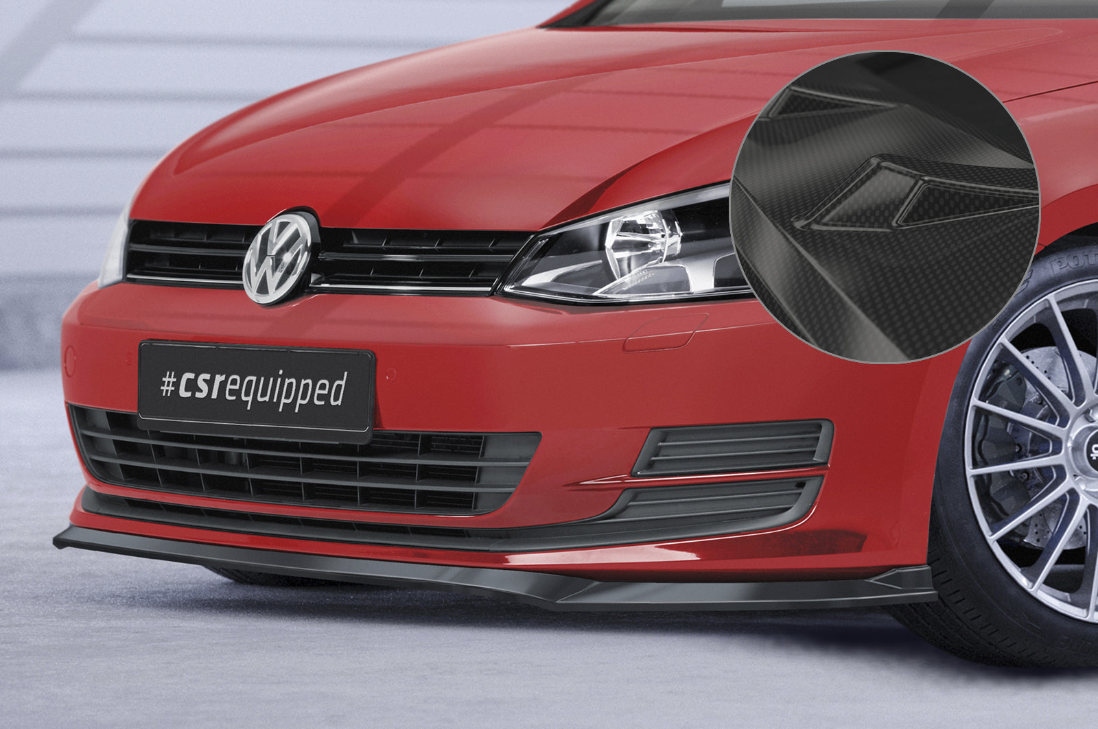 VW Golf 7 Front Splitter CSL500-G