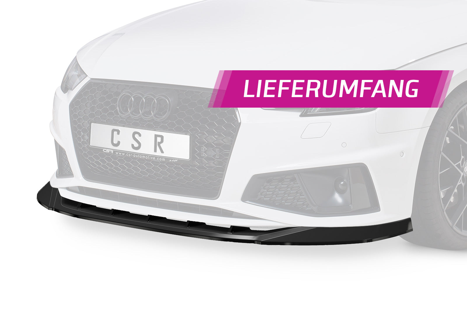 Audi A4 B9 Front Splitter CSL503-G