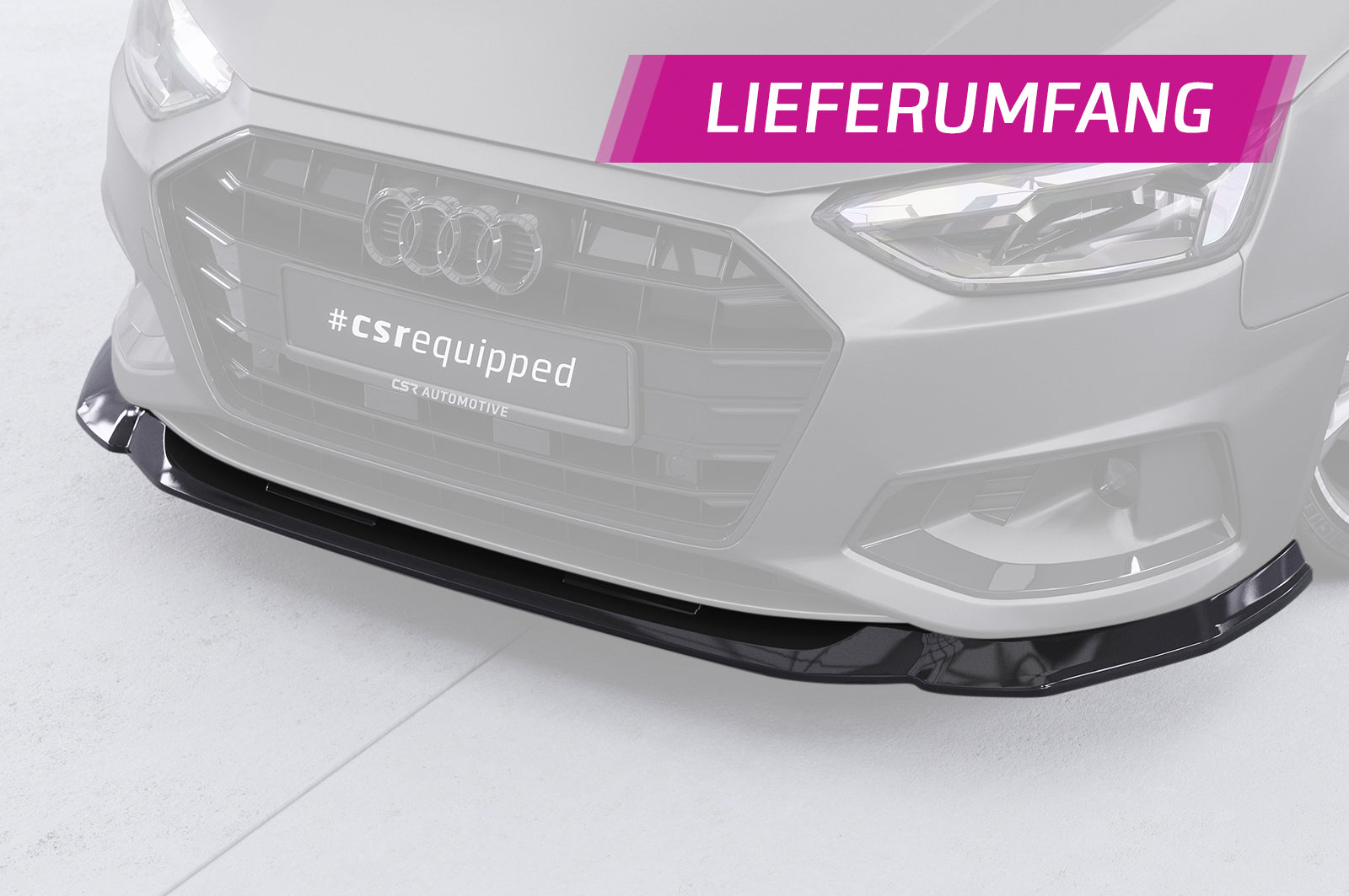 Audi A4 B9 8W Front Splitter CSL530-G