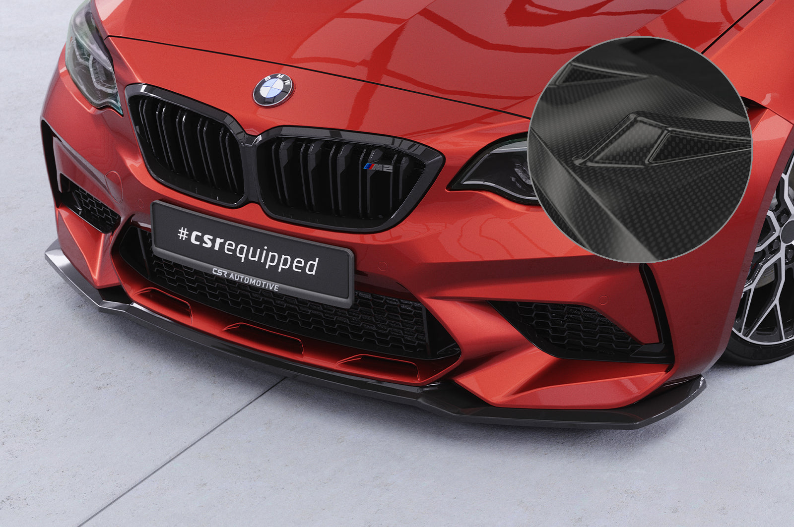 BMW M2 F87 Front Splitter CSL540-G