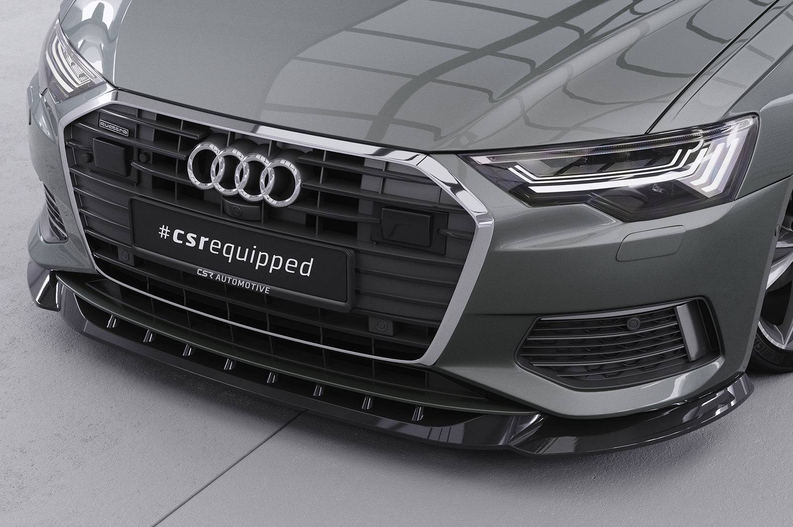 Audi A6 C8 Front Splitter CSL543-G
