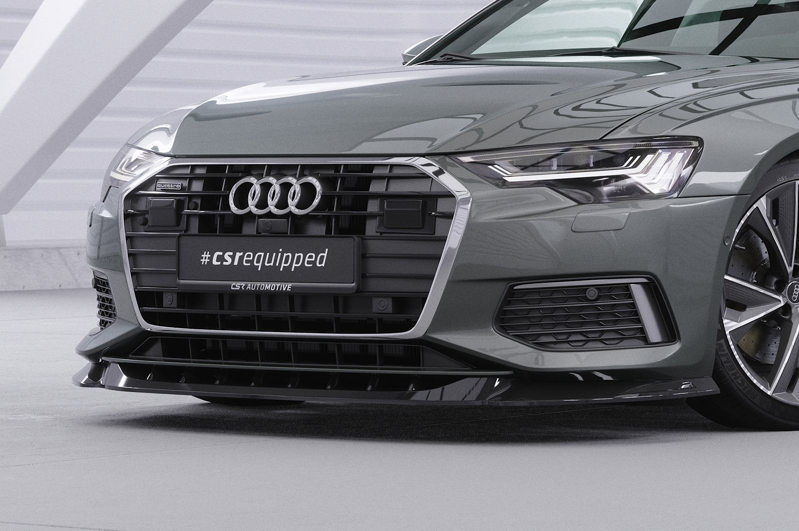 Audi A6 C8 Front Splitter CSL543-G
