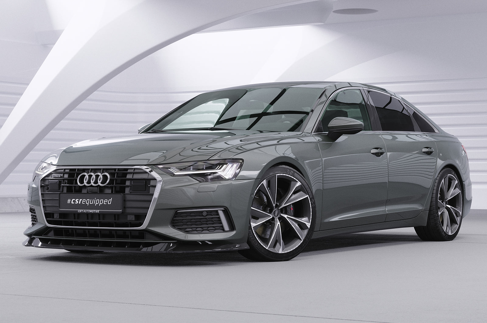 Audi A6 C8 Front Splitter CSL543-G