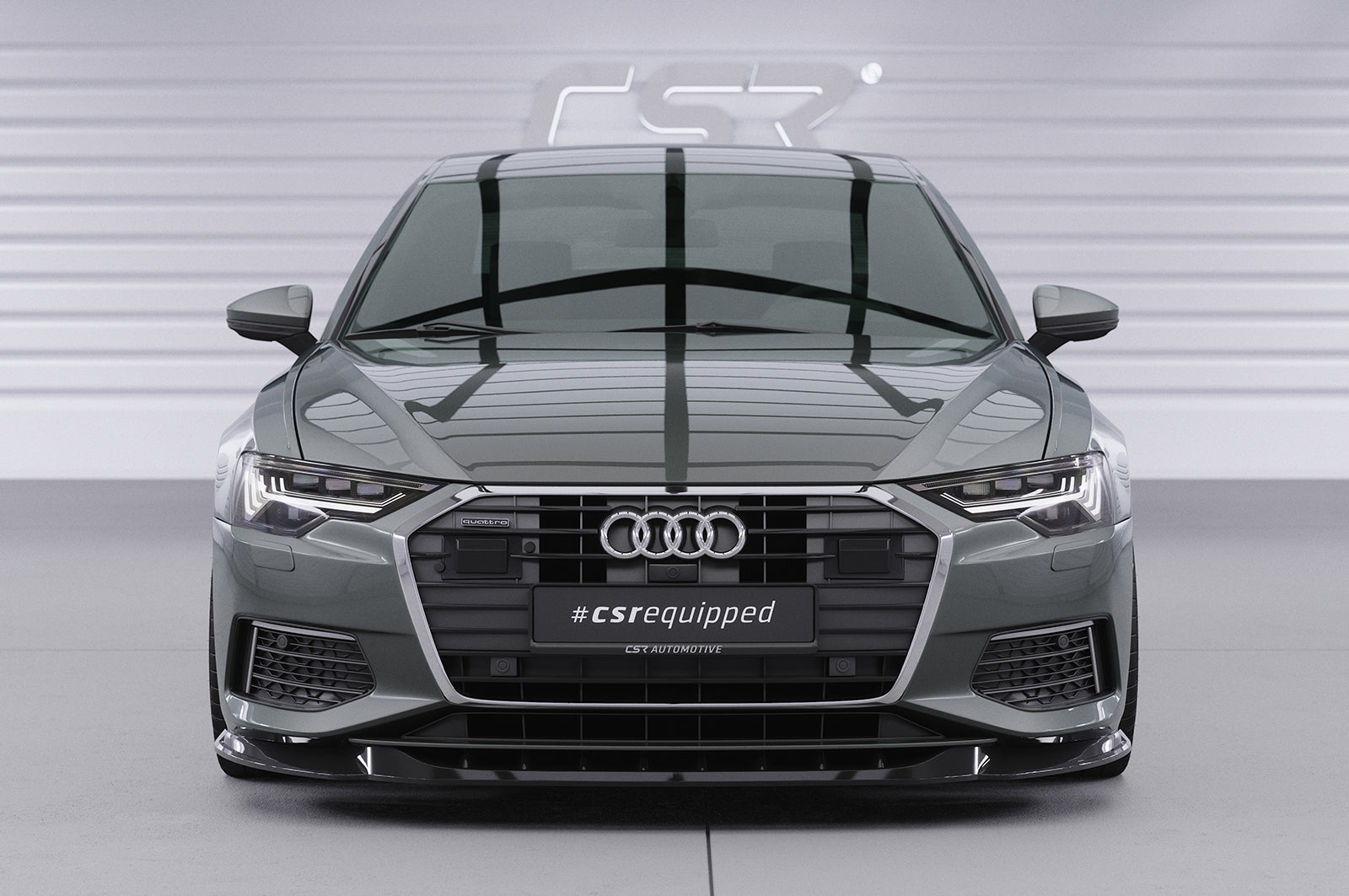 Audi A6 C8 Front Splitter CSL543-G