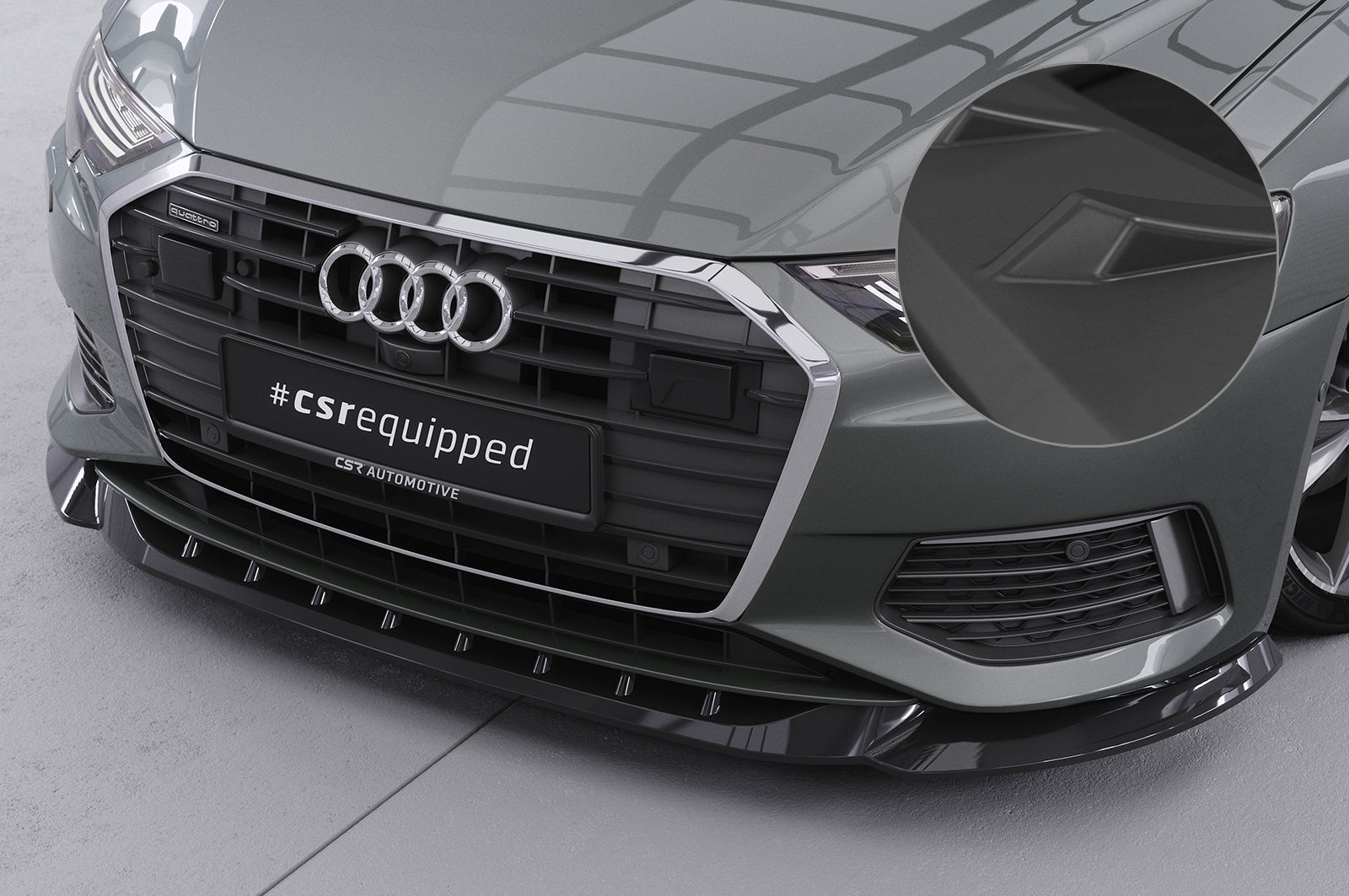 Audi A6 C8 Front Splitter CSL543-G