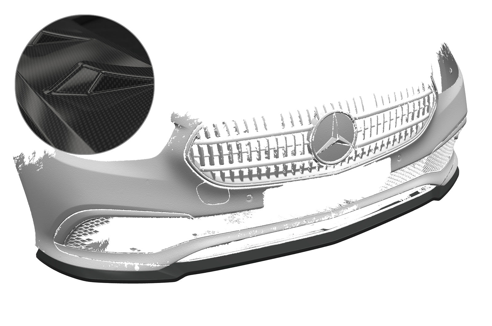 Mercedes-Benz E W213/S213 Front Splitter CSL557-G