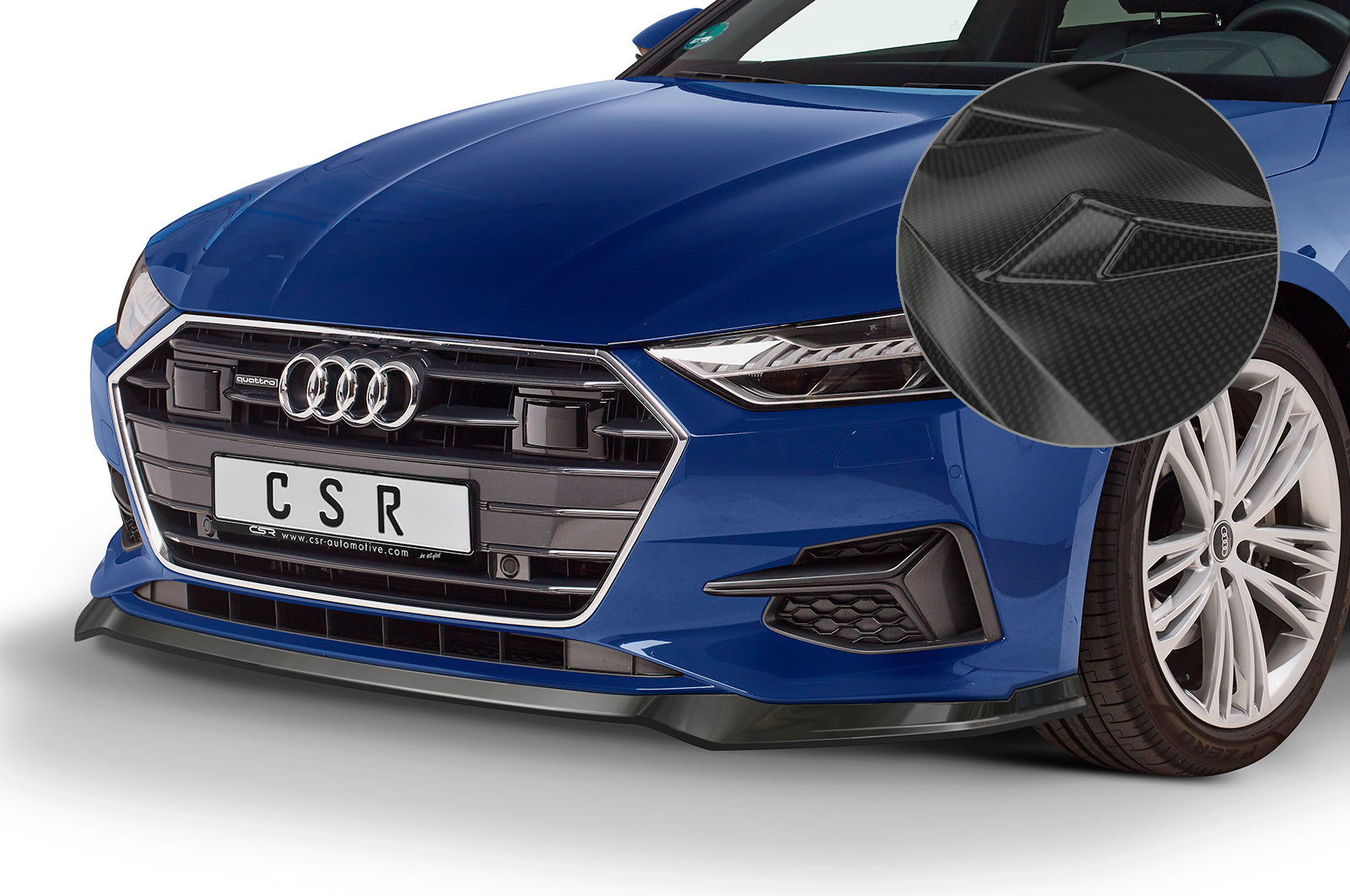 Audi A7 C8 Front Splitter CSL563-G