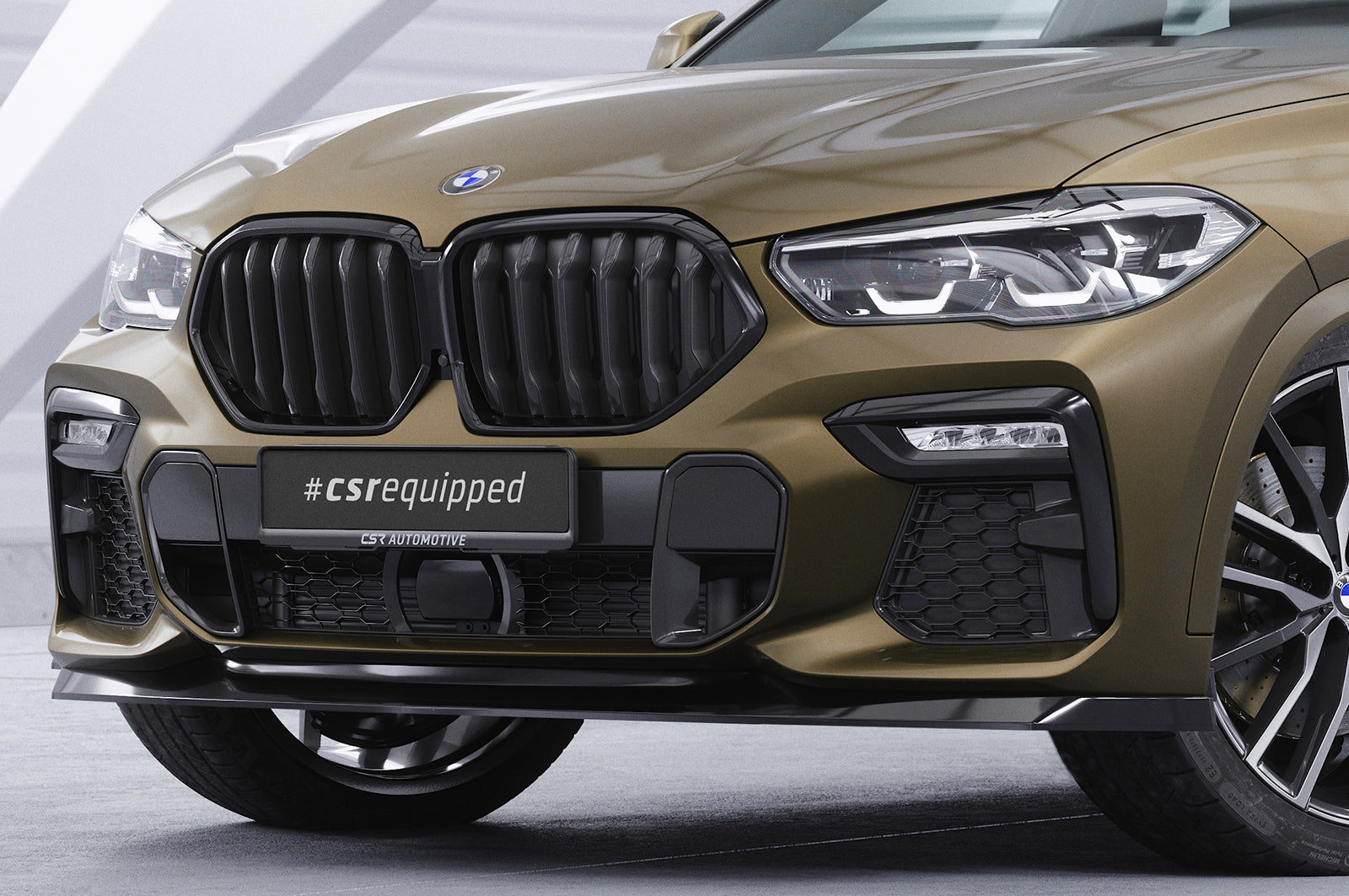 BMW X6 G06 M Sport/M50i Front Splitter CSL589-G