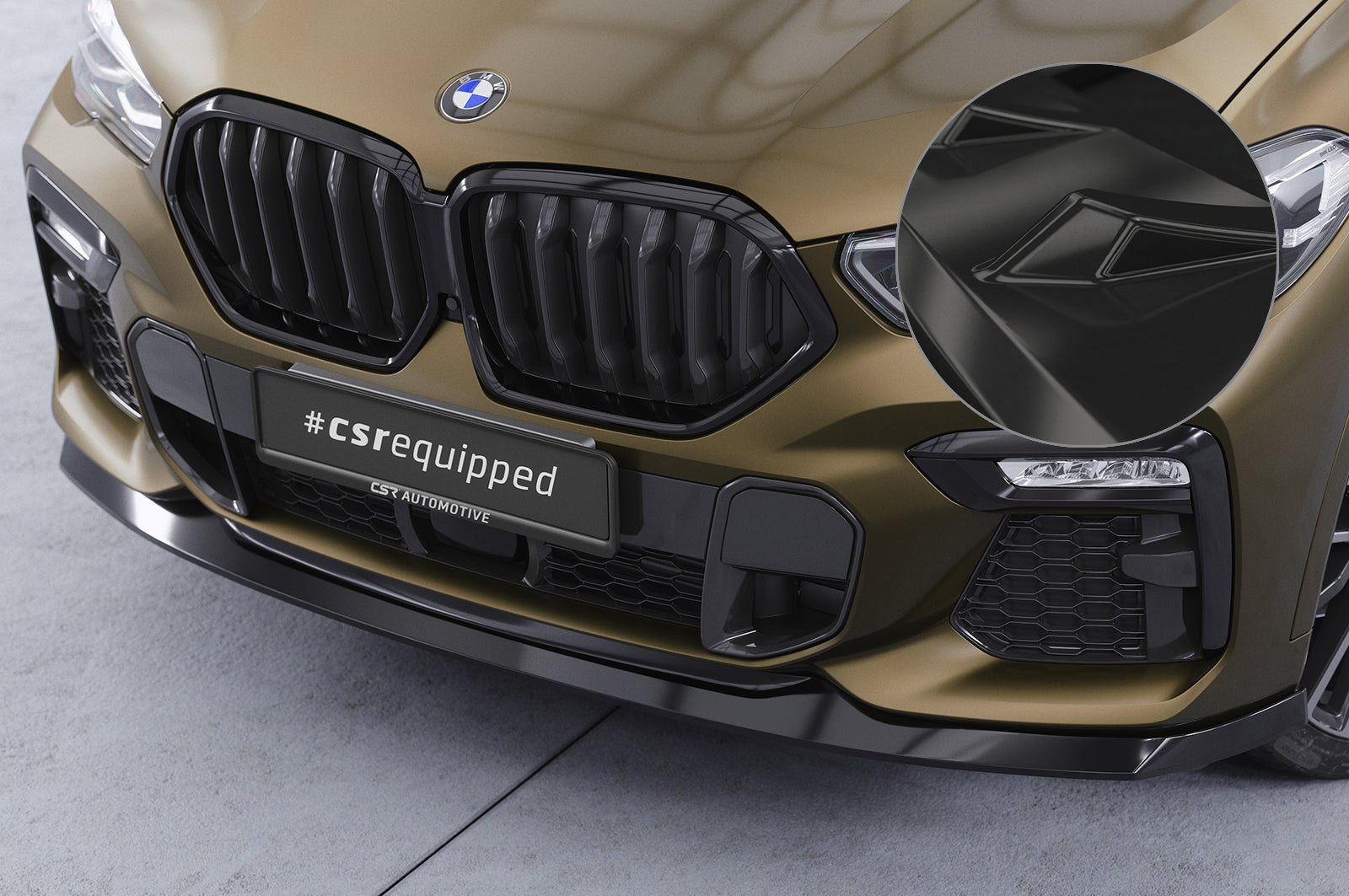 BMW X6 G06 M Sport/M50i Front Splitter CSL589-G