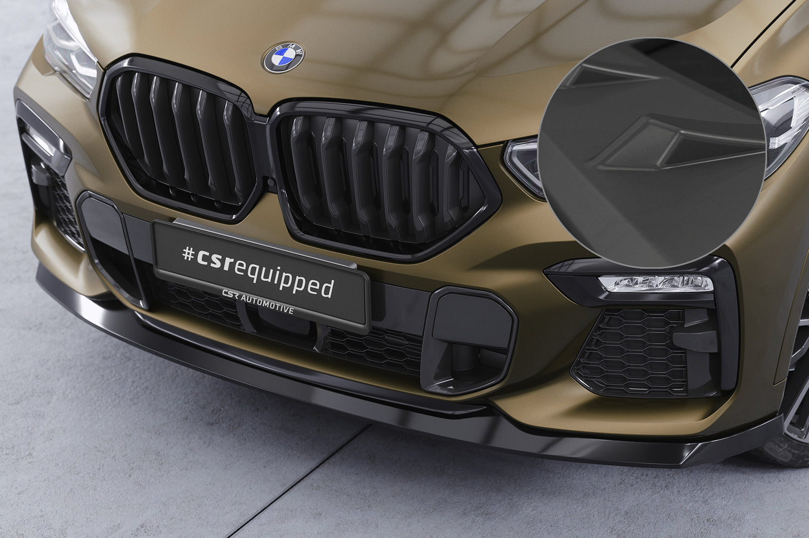 BMW X6 G06 M Sport/M50i Front Splitter CSL589-G