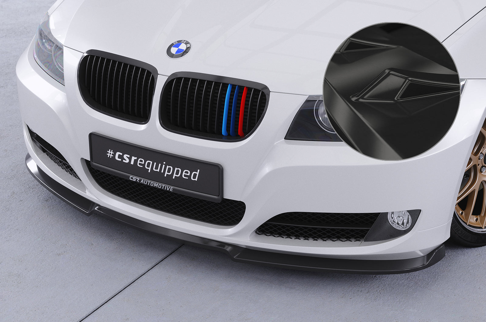 BMW 3 E90/E91 LCI Front Splitter CSL602-G