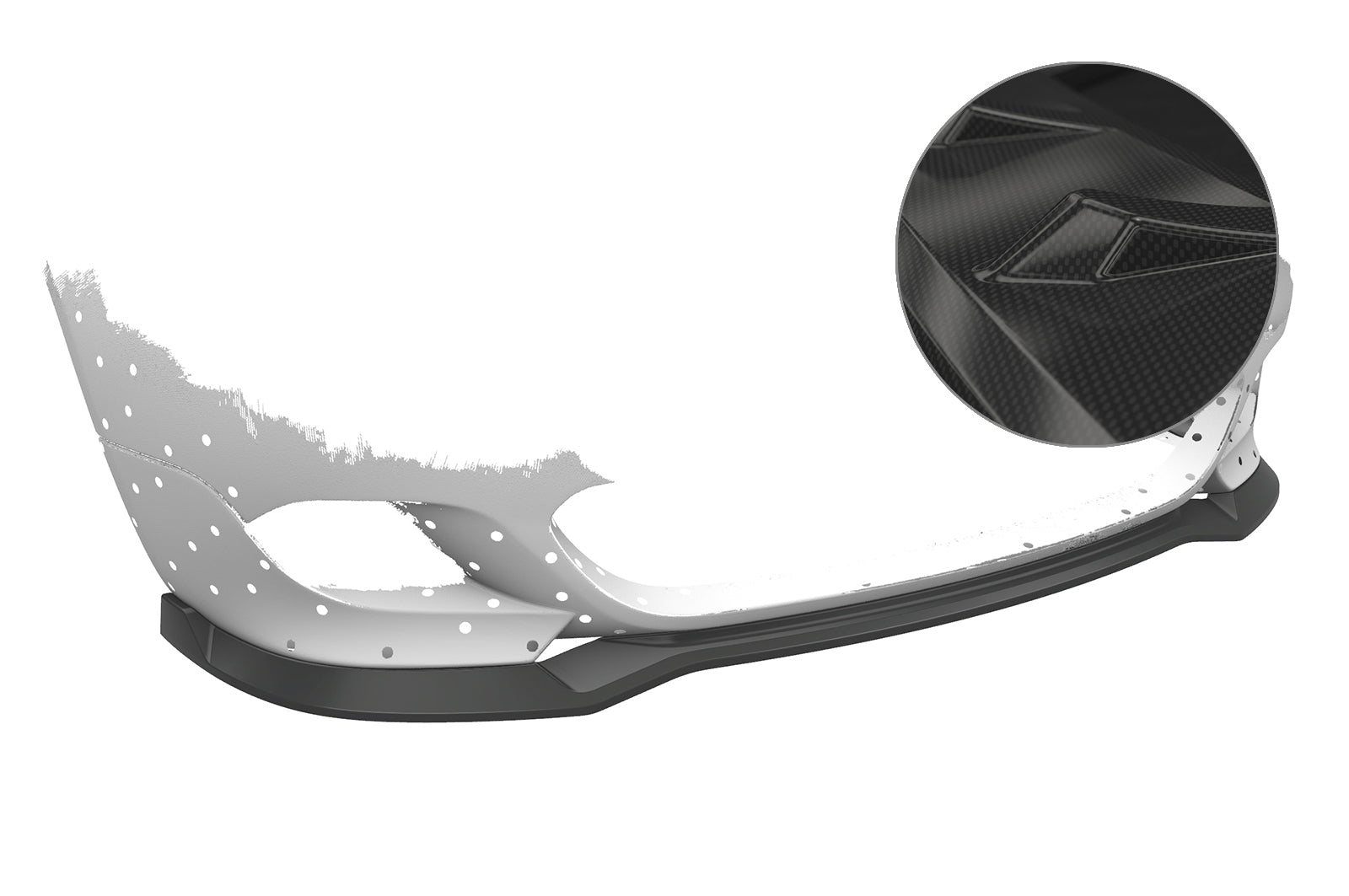 BMW 5 E60/E61 M Sport Front Splitter CSL603-G
