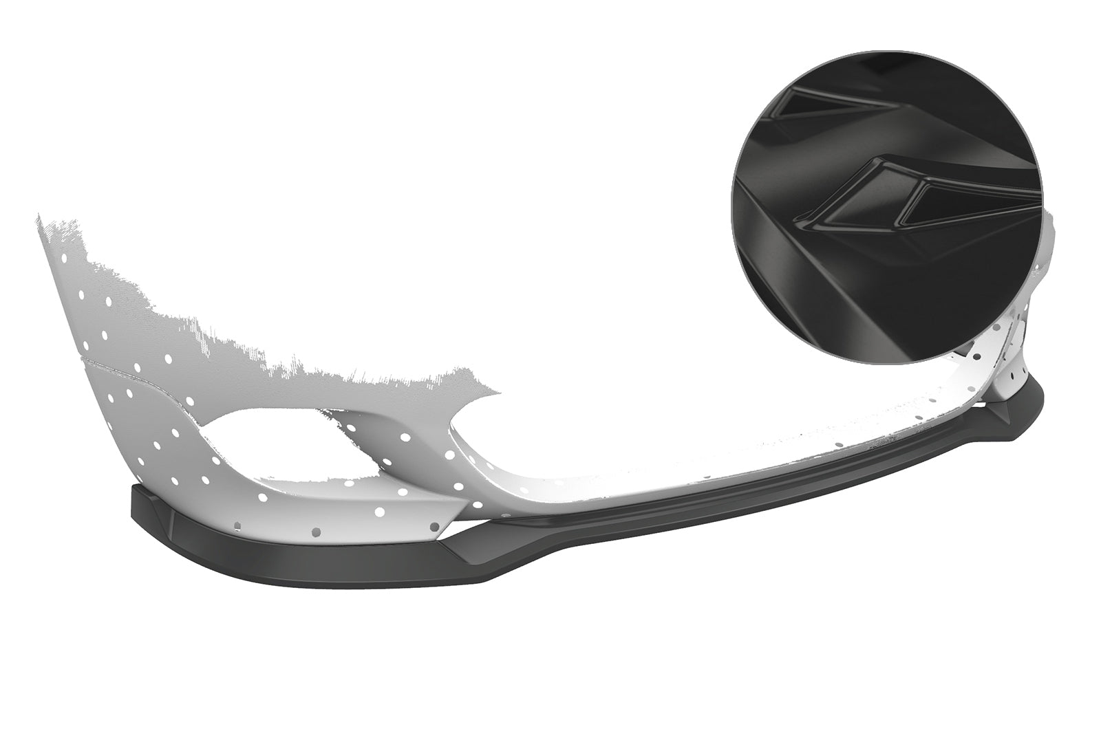 BMW 5 E60/E61 M Sport Front Splitter CSL603-G