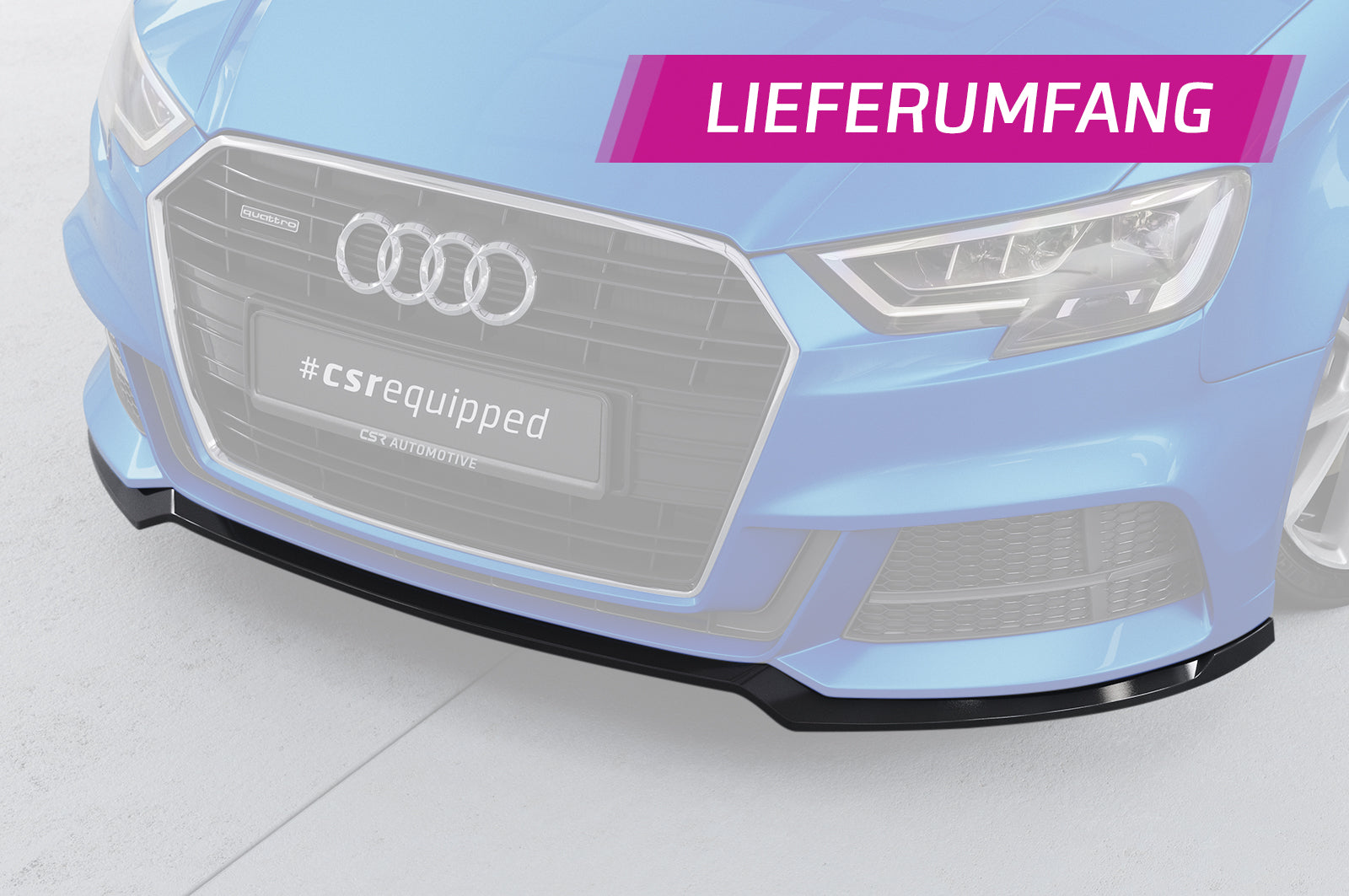 Audi A3 S-Line/S3 8V Front Splitter CSL612-G