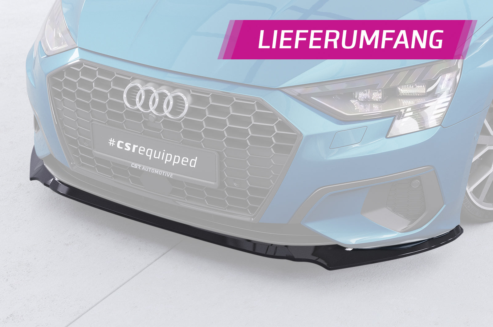 Audi A3 8Y Front Splitter CSL616-G