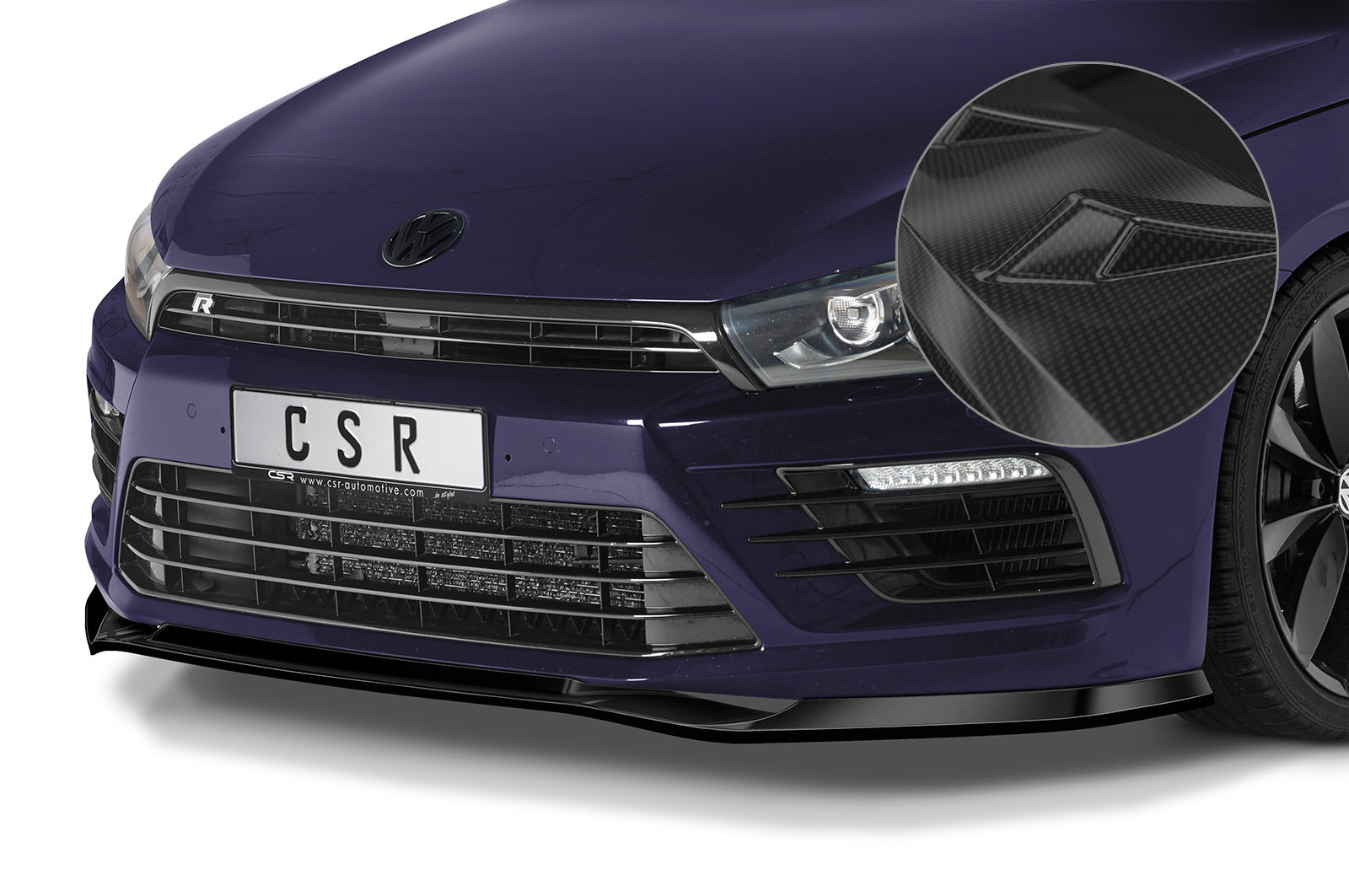 VW Scirocco 13 R Front Splitter CSL617-G
