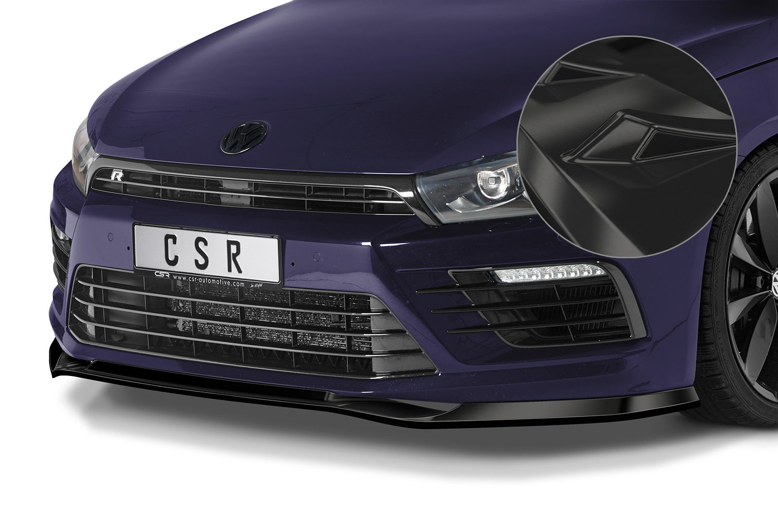 VW Scirocco 13 R Front Splitter CSL617-G