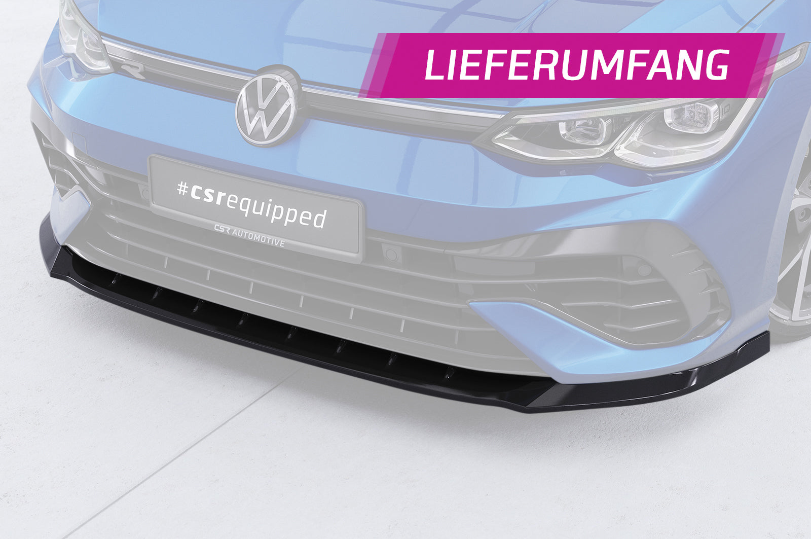 VW Golf 8 R Front Splitter CSL618-G