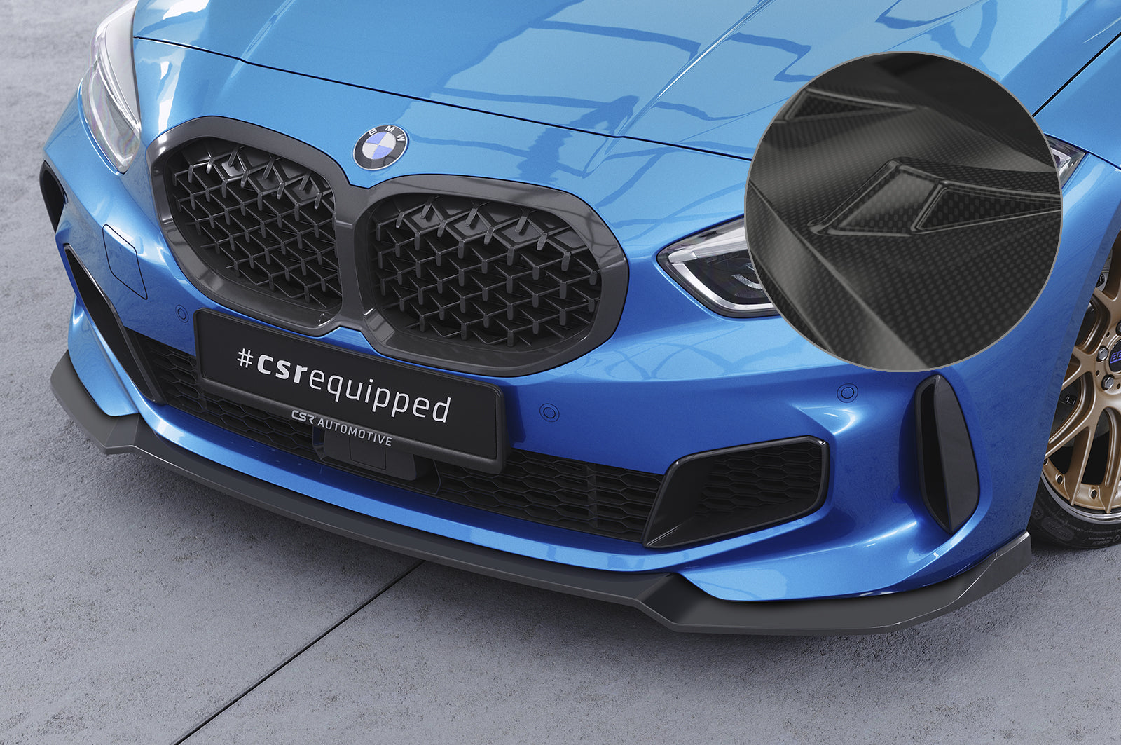 BMW 1 F40 M Sport Front Splitter CSL621-G