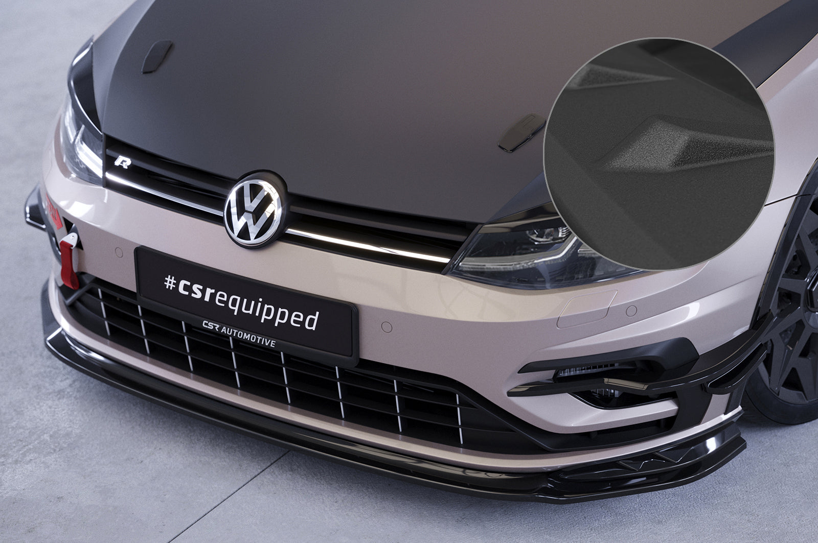 VW Golf 7 R Front Splitter CSL625-G