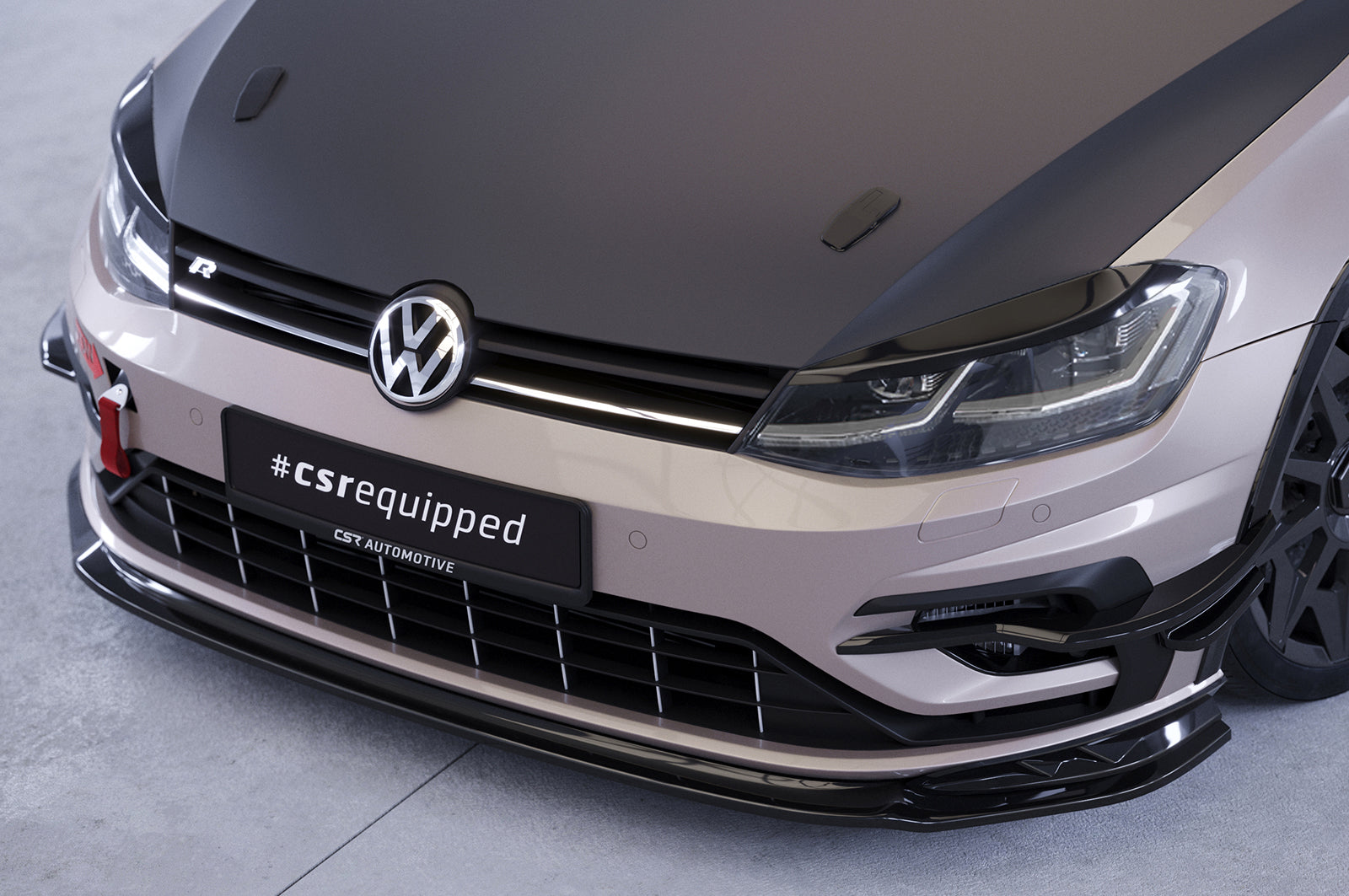 VW Golf 7 R Front Splitter CSL625-G