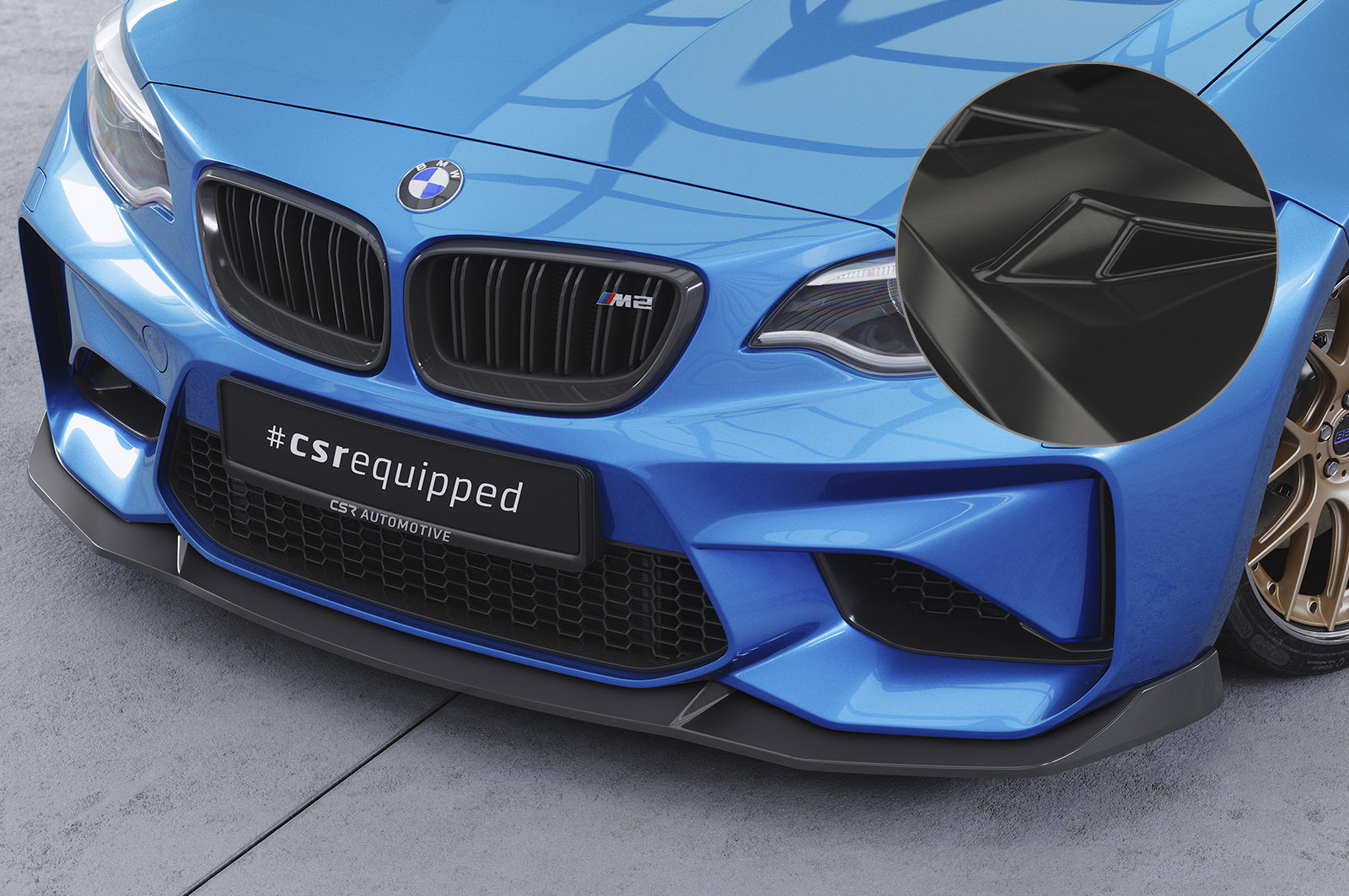 BMW M2 F87 Front Splitter CSL638-G