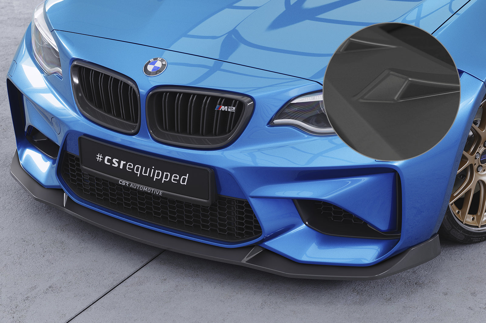 BMW M2 F87 Front Splitter CSL638-G